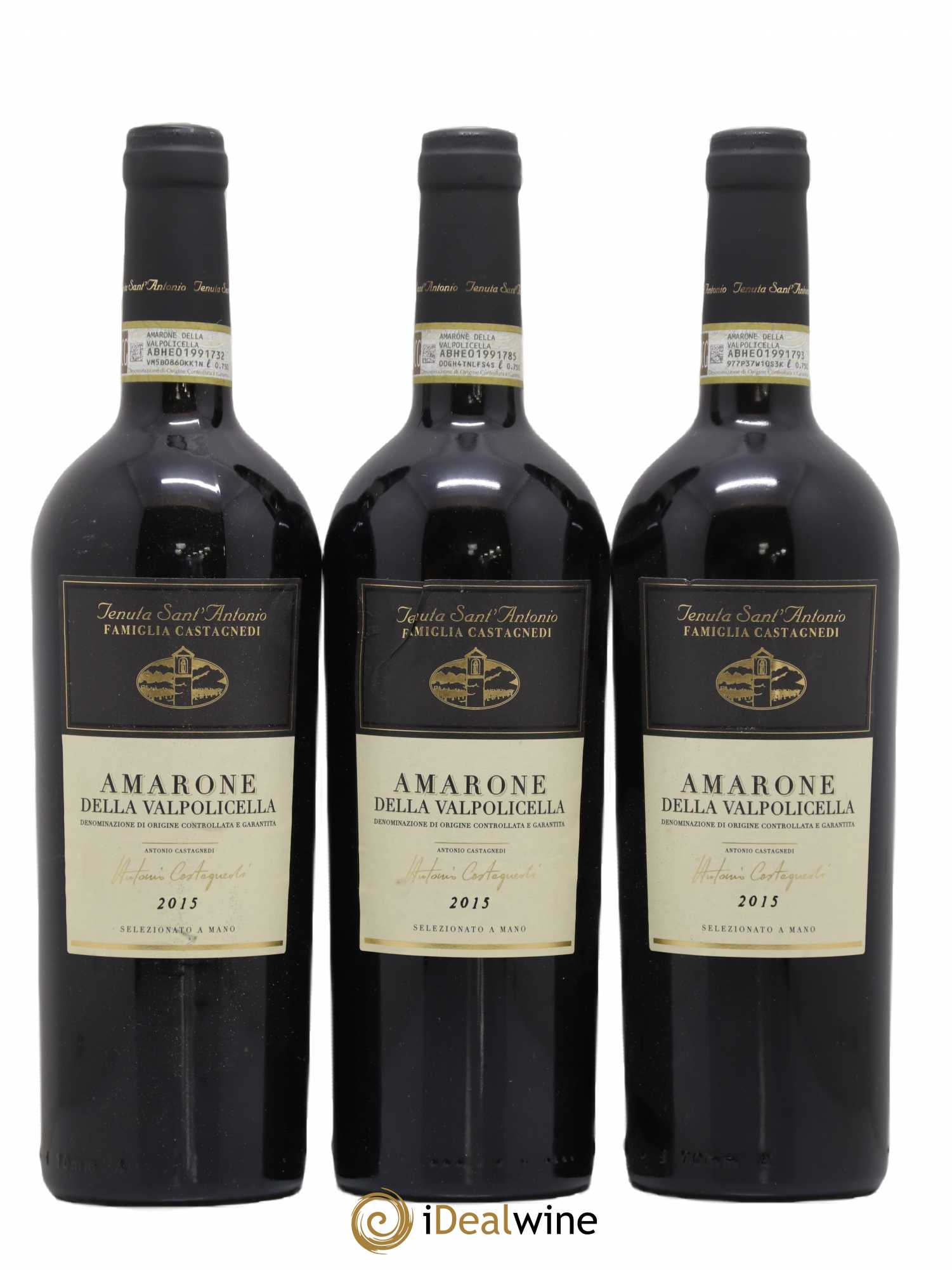 Amarone della Valpolicella DOC Antonio Castagnedi Tenuta Sant'Antonio 2015 - Posten von 3 Flaschen - 0