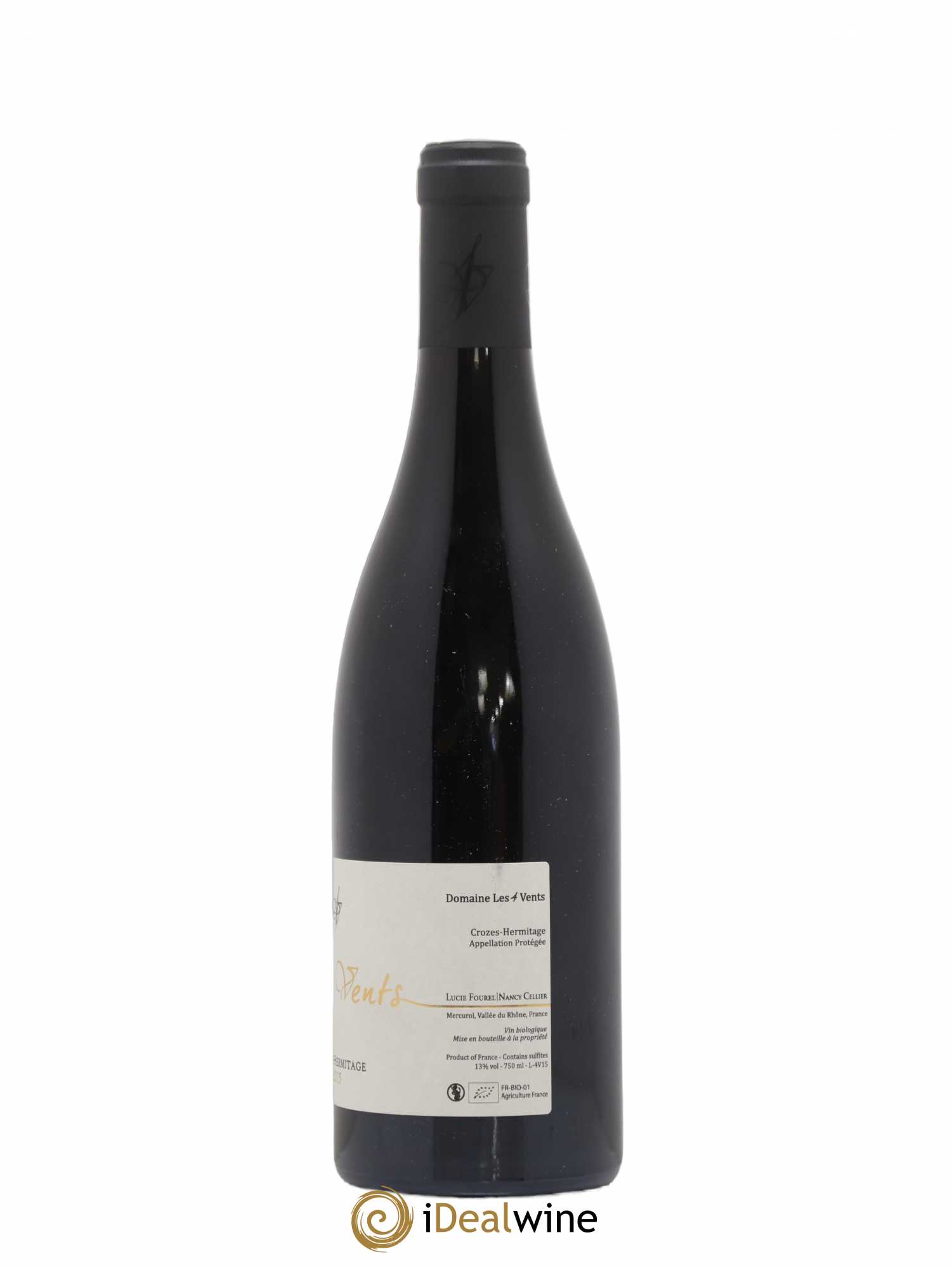 Crozes-Hermitage Les 4 vents Les 4 vents (anciennement Domaine de Lucie) 2015 - Lot de 1 bouteille - 1