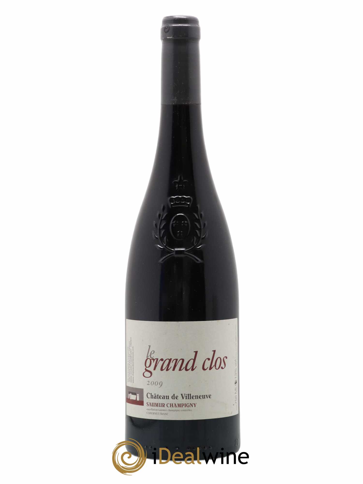 Saumur-Champigny Le Grand Clos Château de Villeneuve 2009 - Lot de 1 bouteille - 0