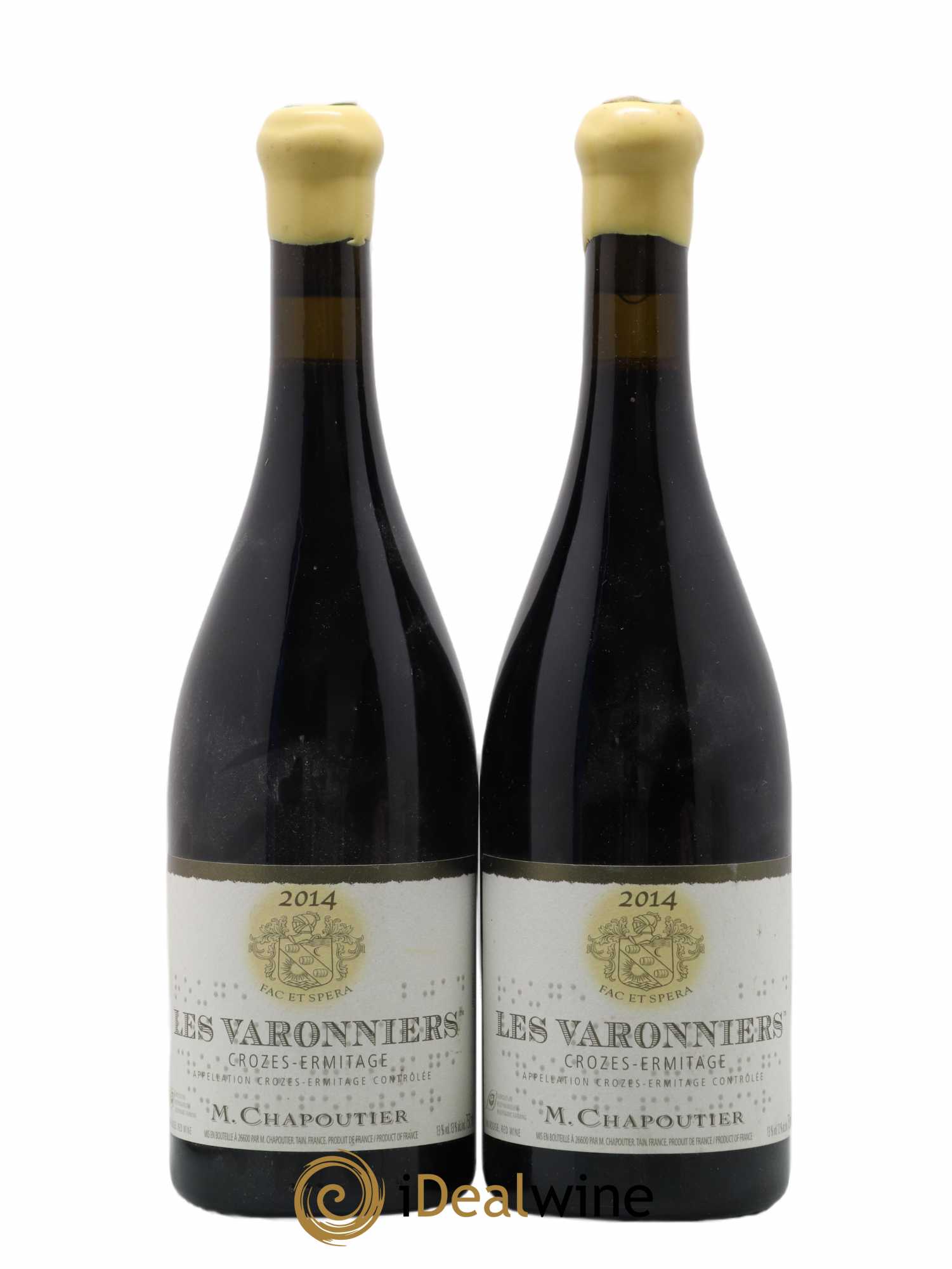 Crozes-Hermitage Les Varonniers Chapoutier 2014 - Lot de 2 bouteilles - 0