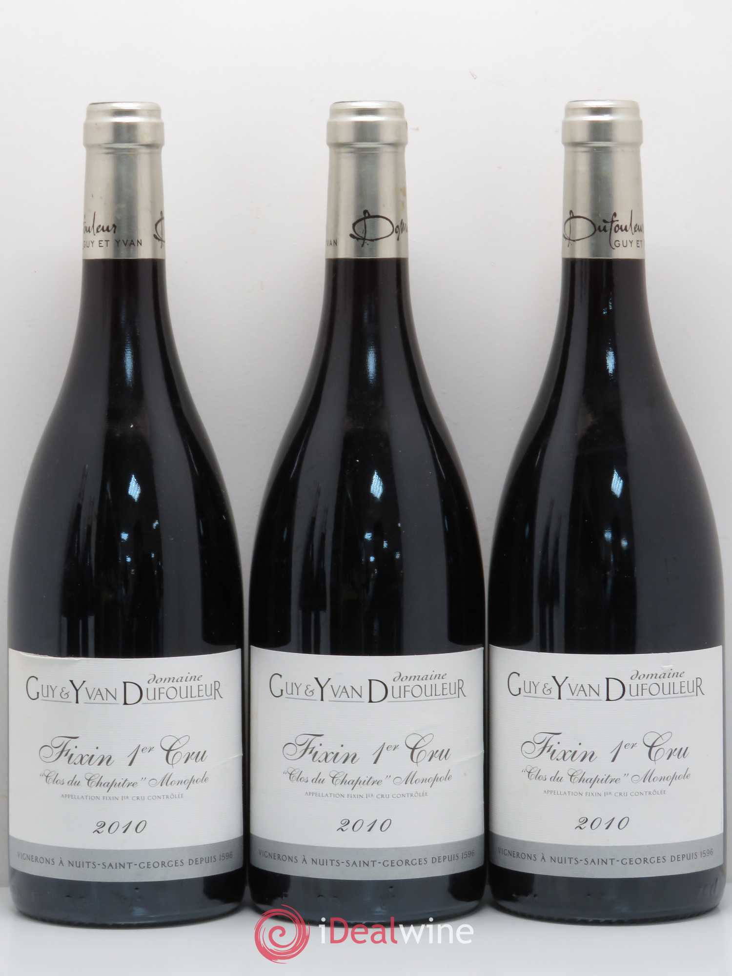 Fixin 1er Cru 2010 - Lot de 5 bouteilles - 1