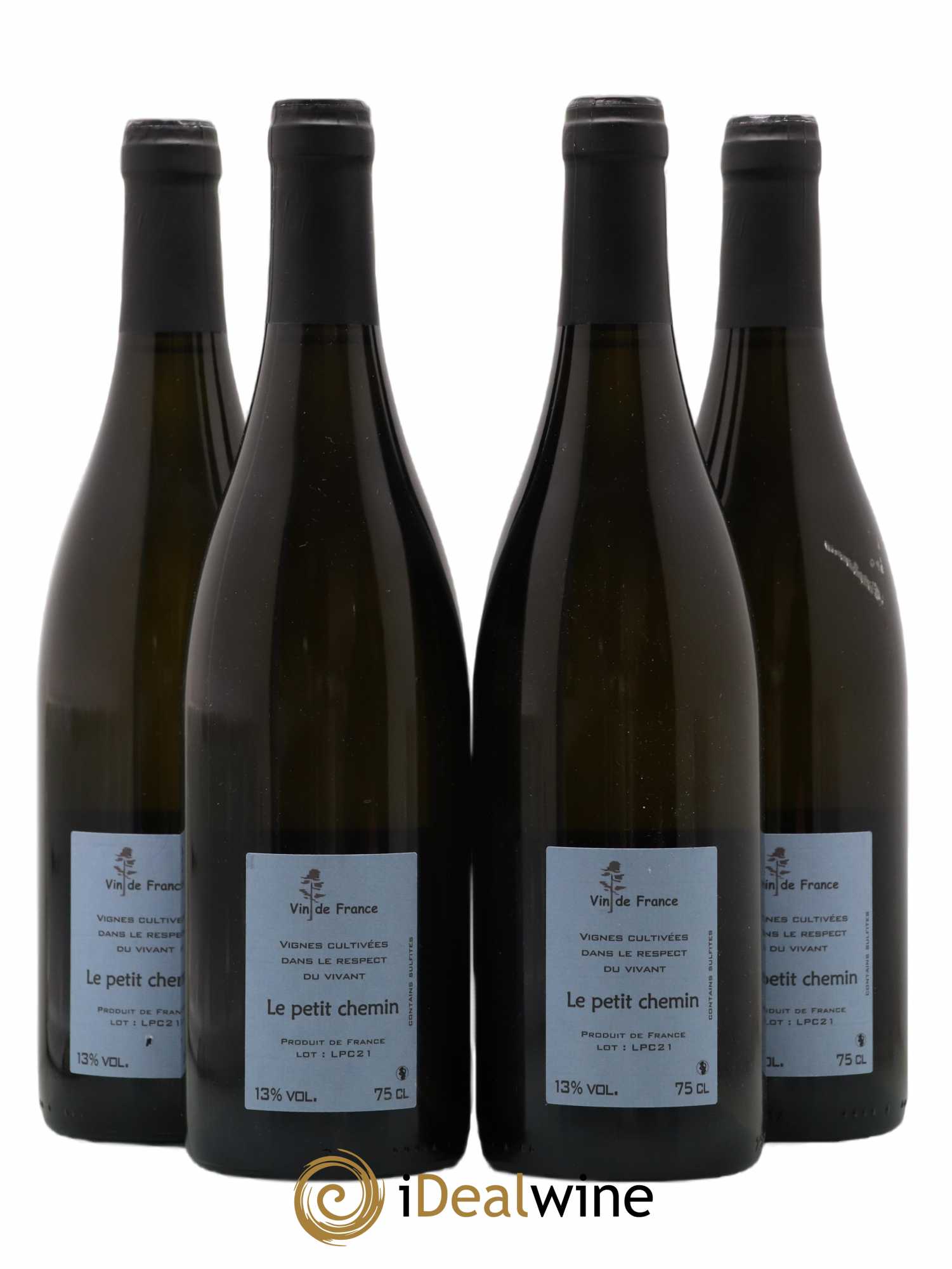 Vin de France Petit Chemin Benoit Courault 2021 - Lot de 4 bouteilles - 1
