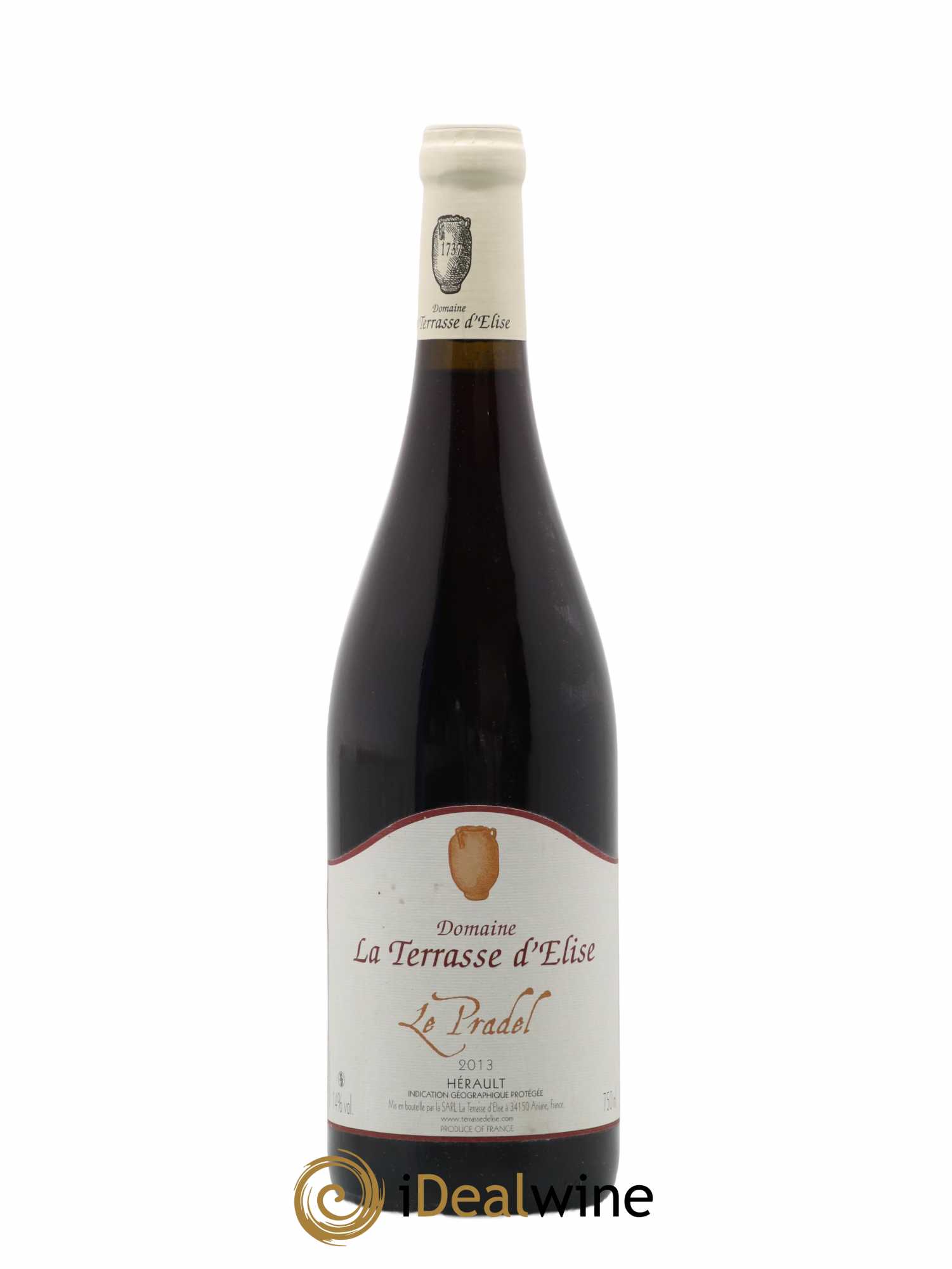 Pays d'Hérault Le Pradel Terrasse d'Elise (Domaine de la) 2013 - Lot de 1 bouteille - 0