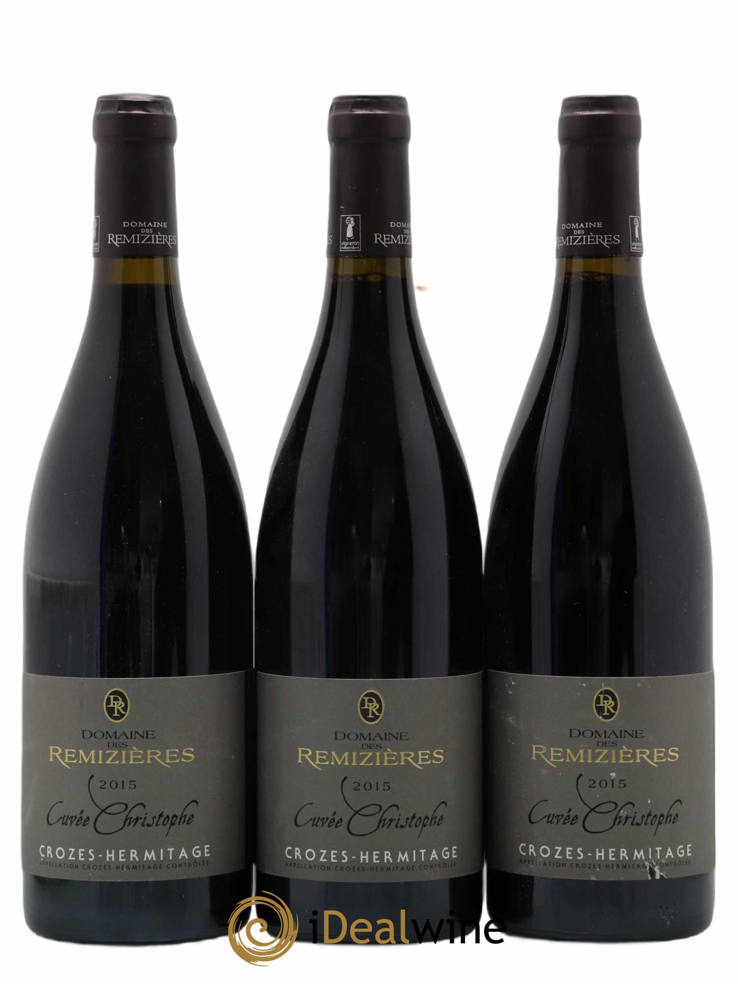 Crozes-Hermitage Cuvée Christophe Rémizières (Domaine des) 2015 - Lot de 3 bouteilles - 0