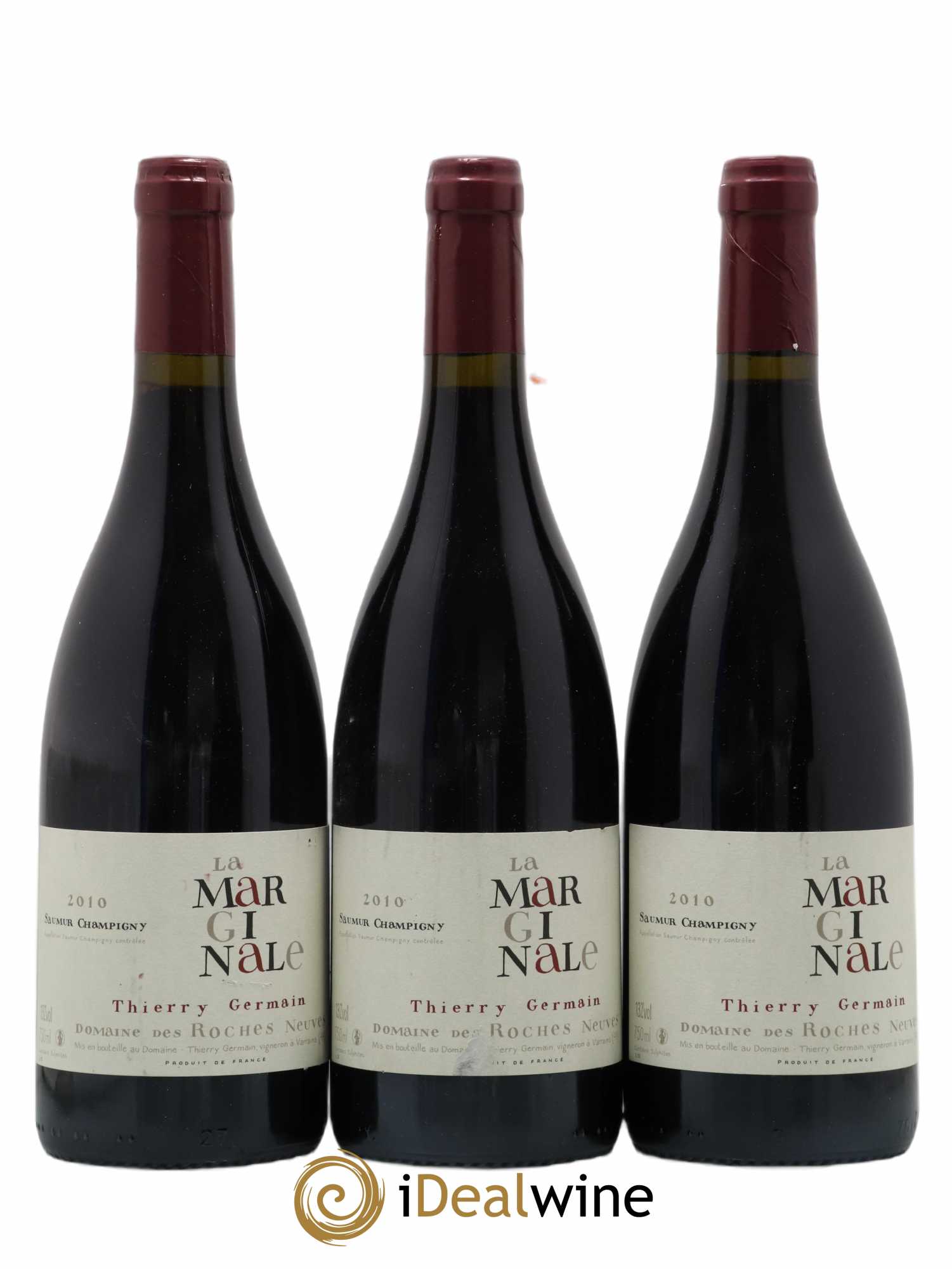 Saumur-Champigny La Marginale Domaine des Roches Neuves - Thierry Germain 2010 - Lot de 3 bouteilles - 0