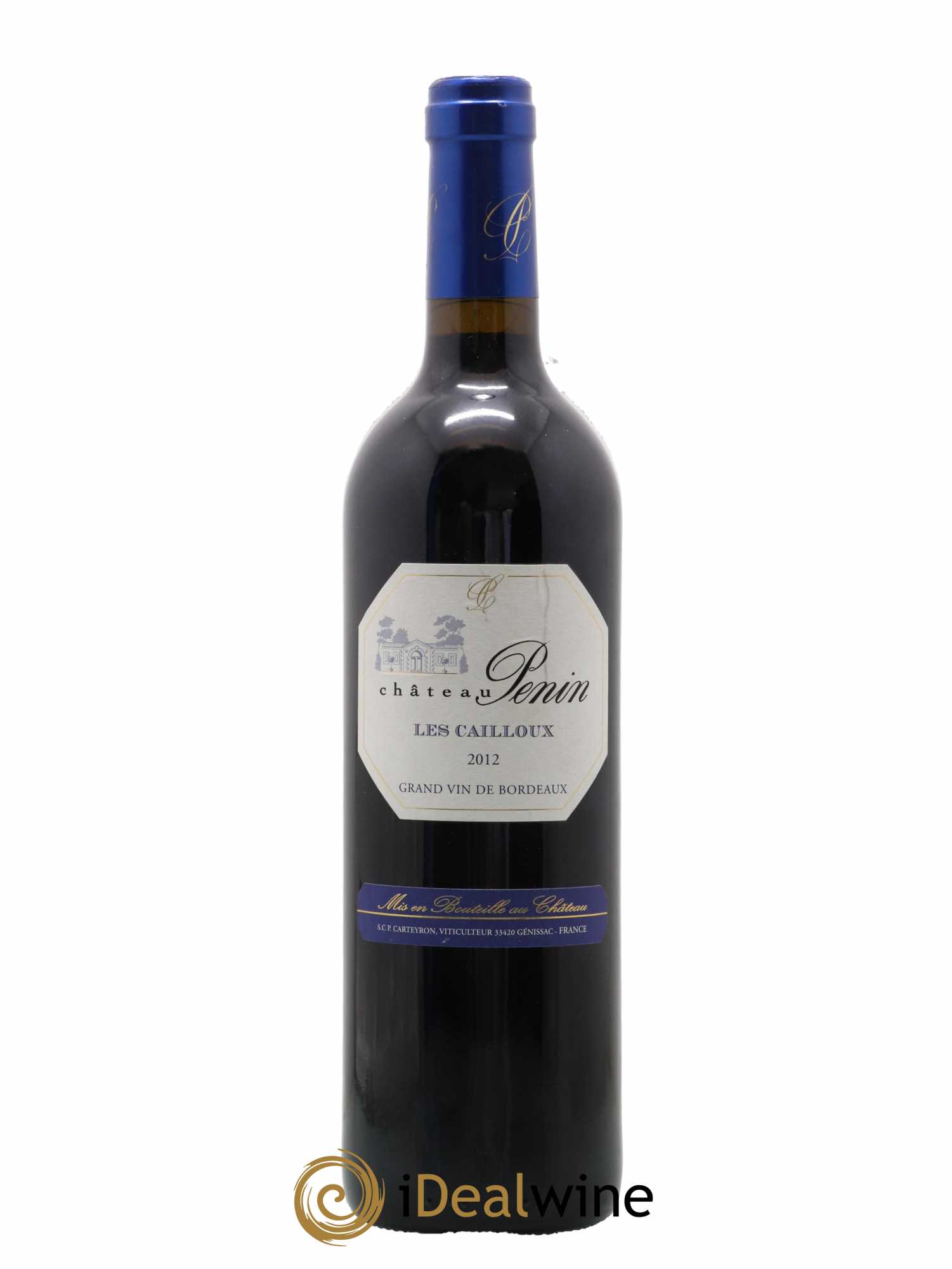 Bordeaux Supérieur Les Cailloux Chateau Penin (sans prix de réserve) 2012 - Posten von 1 Flasche - 0