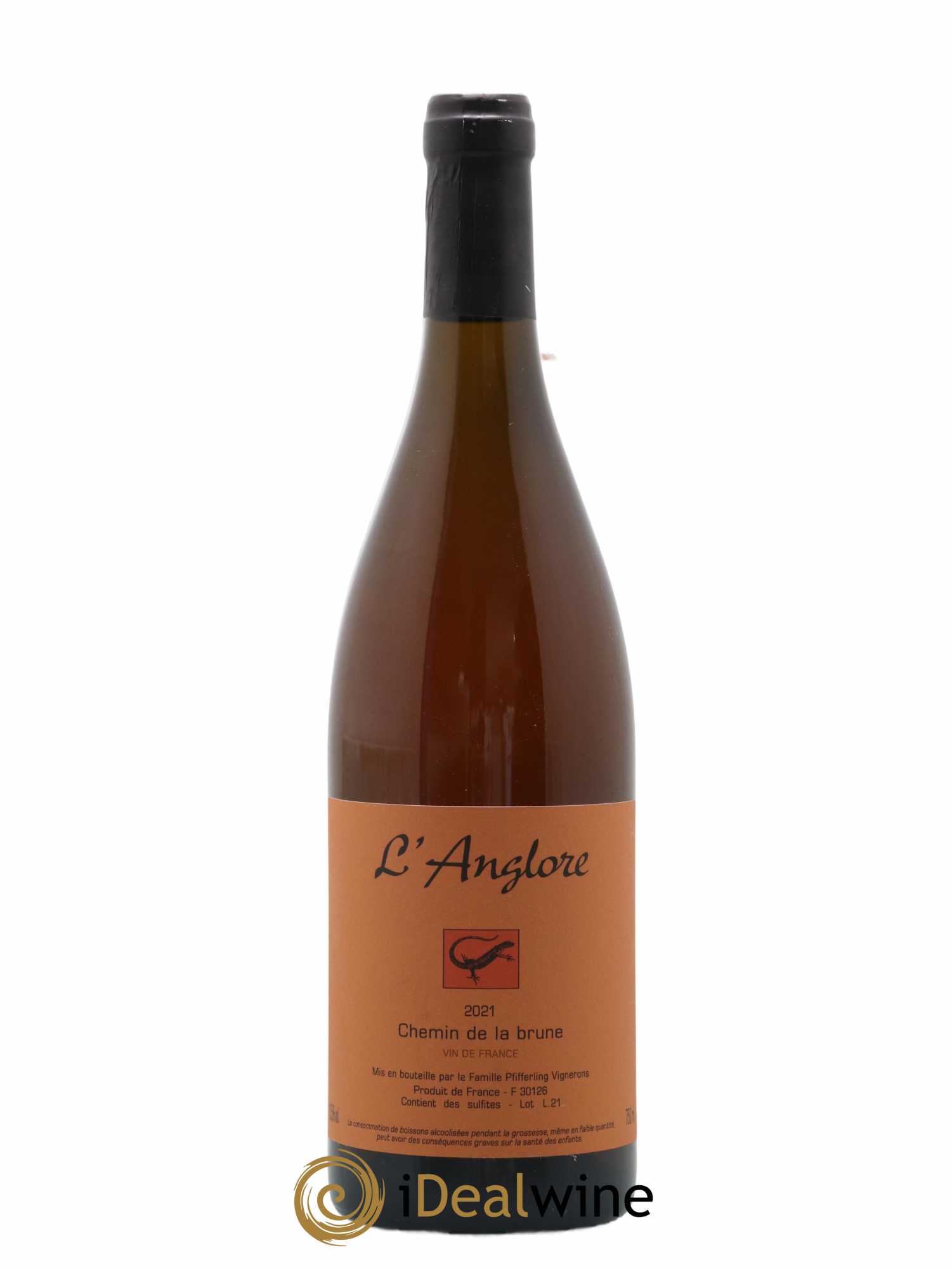 Vin de France Chemin de la brune L'Anglore 2021 - Lot de 1 bouteille - 0