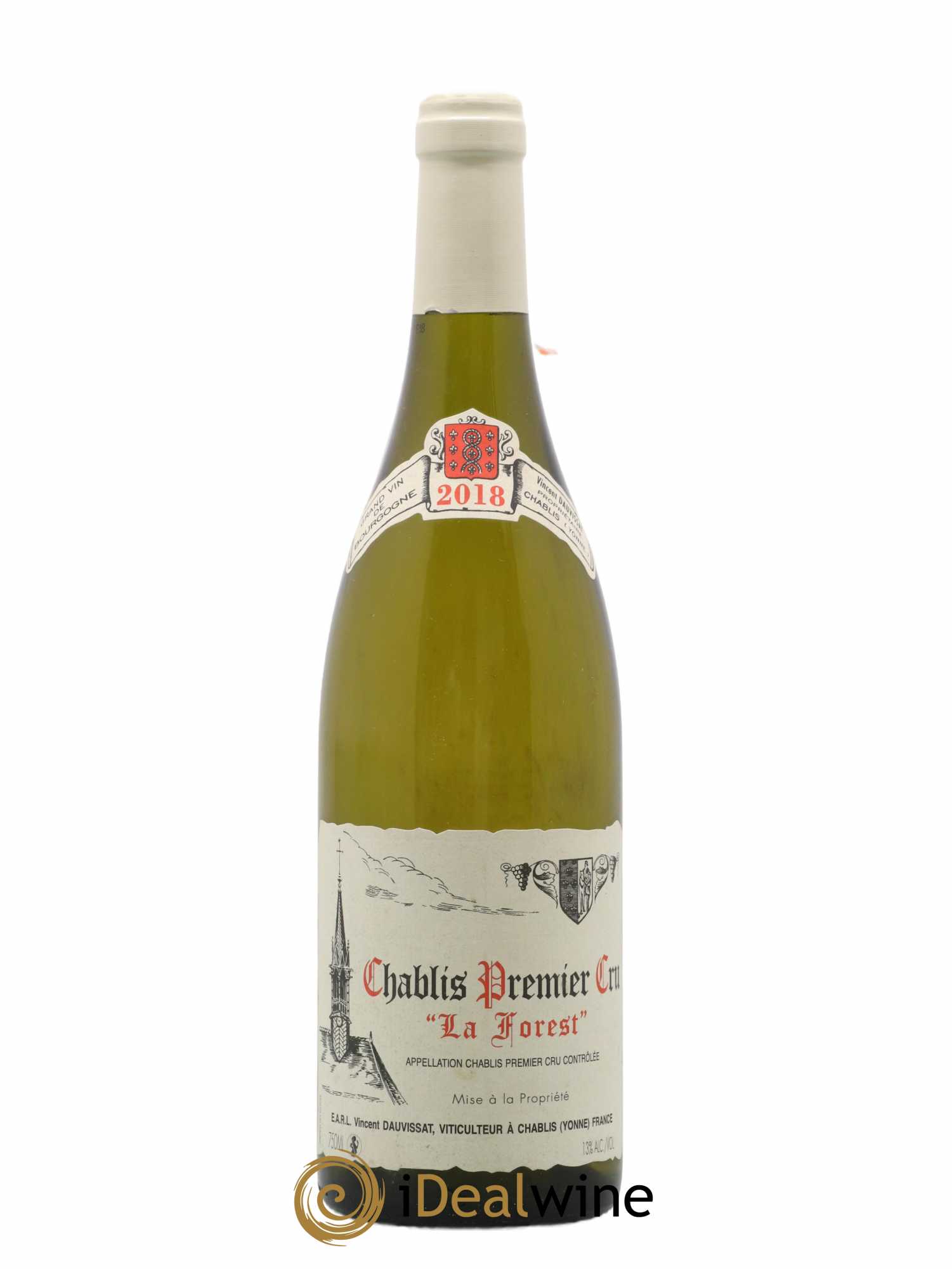 Chablis 1er Cru La Forest Vincent Dauvissat (Domaine) 2018 - Lot de 1 bouteille - 0