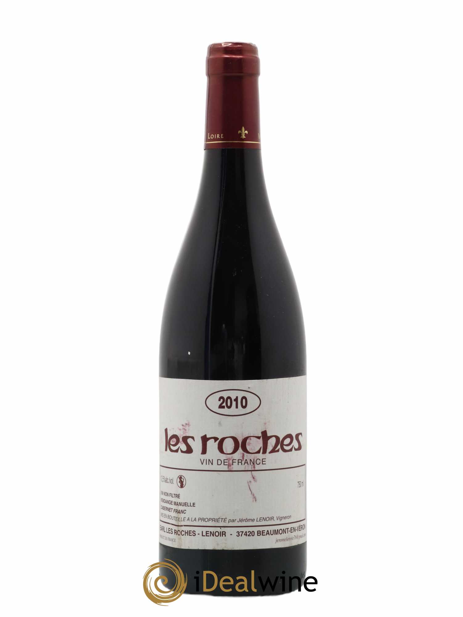 Vin de France Les Roches Lenoir (Domaine) 2010 - Lot de 1 bouteille - 0