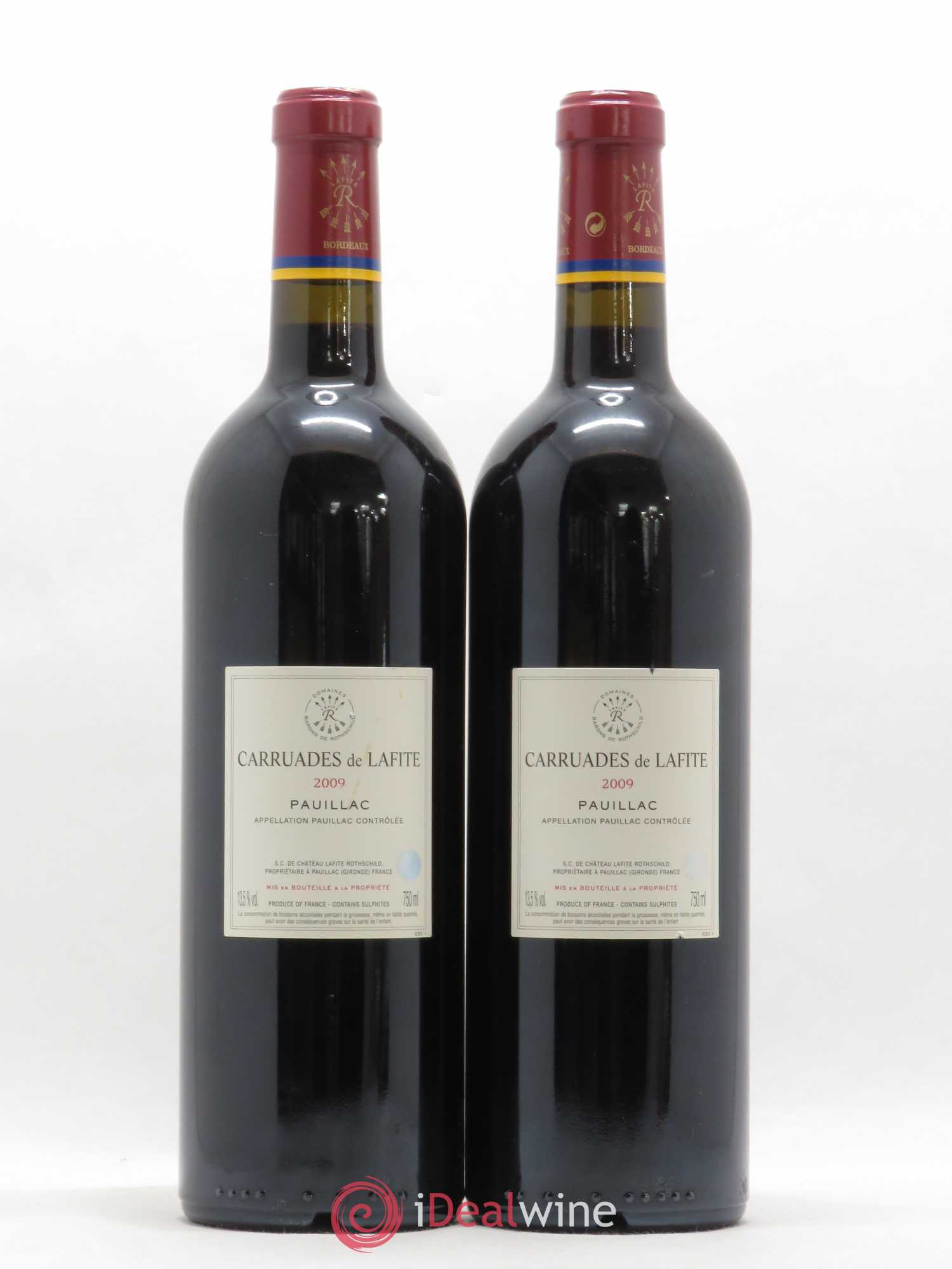 Carruades de Lafite Rothschild Second Vin 2009 - Lot de 2 bouteilles - 1