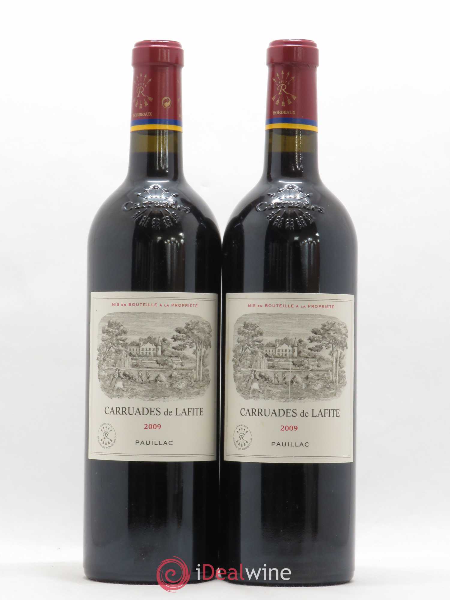Carruades de Lafite Rothschild Second Vin 2009 - Lot de 2 bouteilles - 0