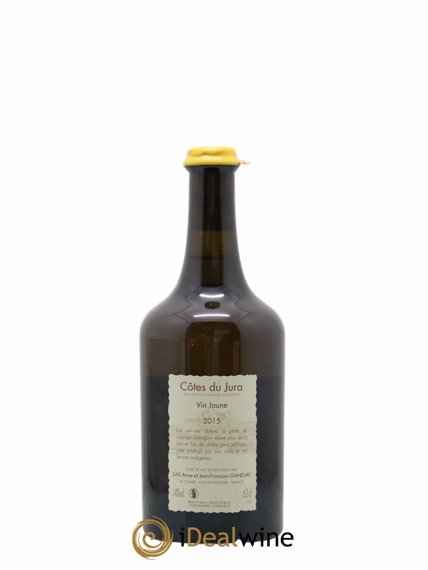 Côtes du Jura Vin Jaune Anne et Jean François Ganevat 2015 - Lot de 1 bouteille - 1