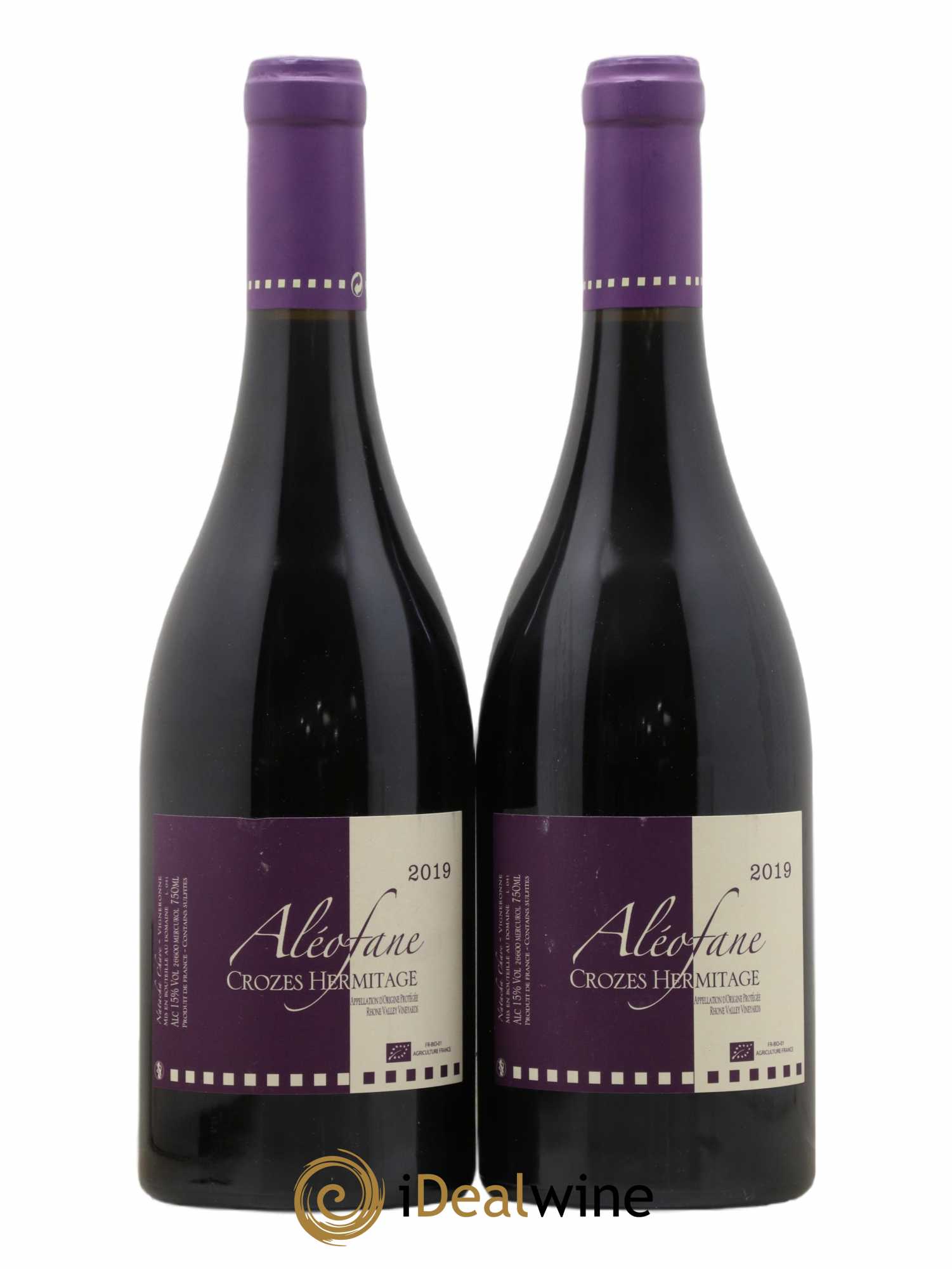 Crozes-Hermitage Aléofane (Domaine) 2019 - Lot de 2 bouteilles - 0