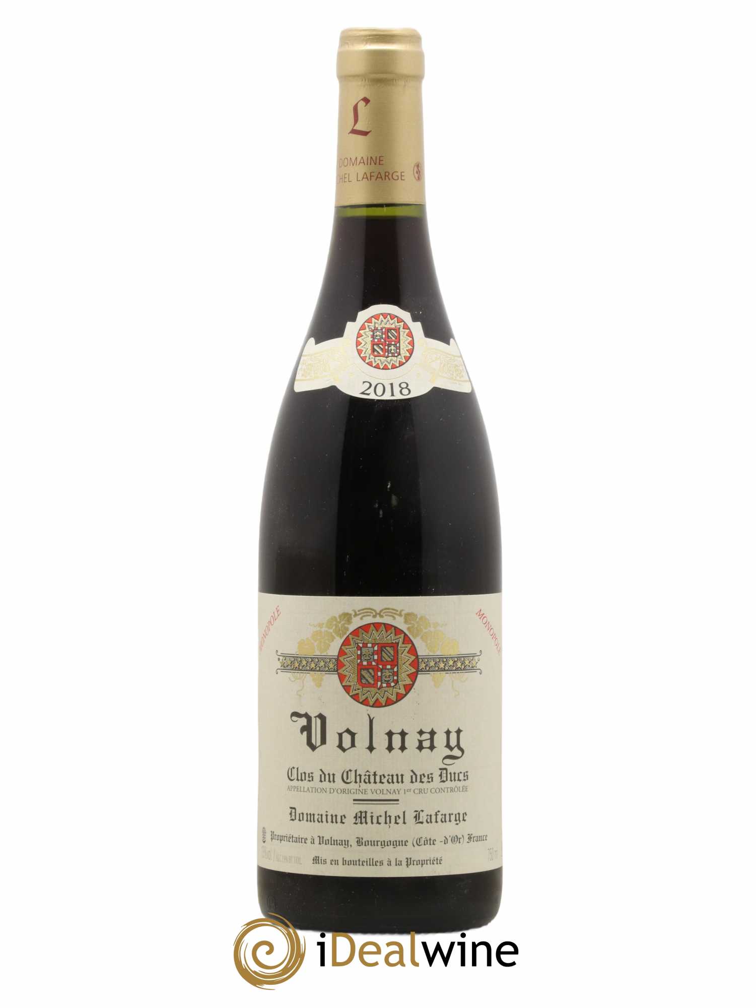 Volnay 1er Cru Clos du Château des Ducs Lafarge (Domaine) 2018 - Lot de 1 bouteille - 0
