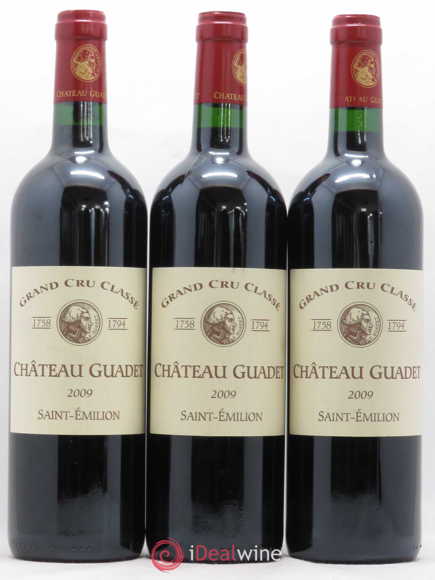 Château Guadet Grand Cru Classé 2009 - Lot de 6 bouteilles - 1