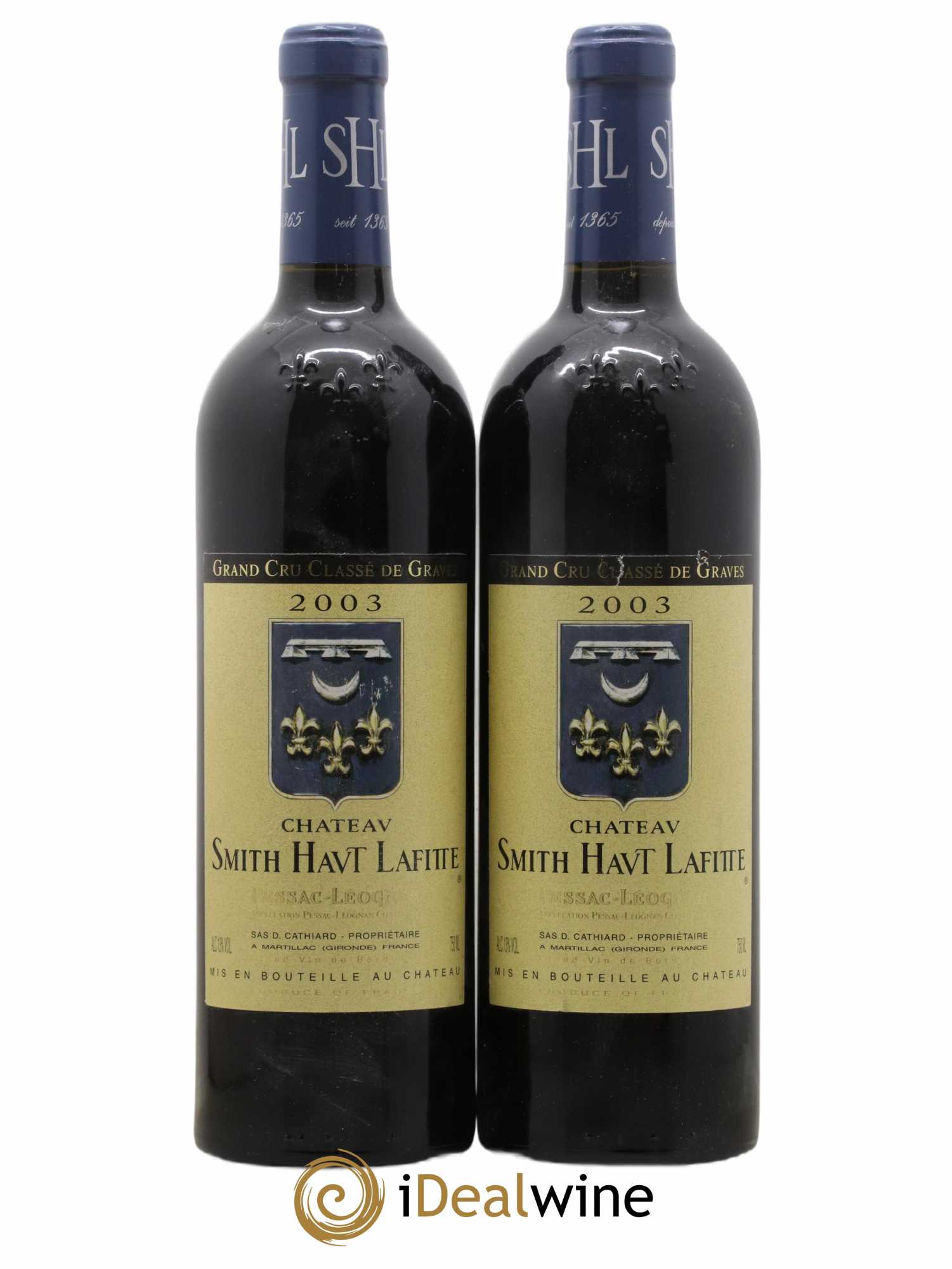 Château Smith Haut Lafitte Cru Classé de Graves 2003 - Lot de 2 bouteilles - 0