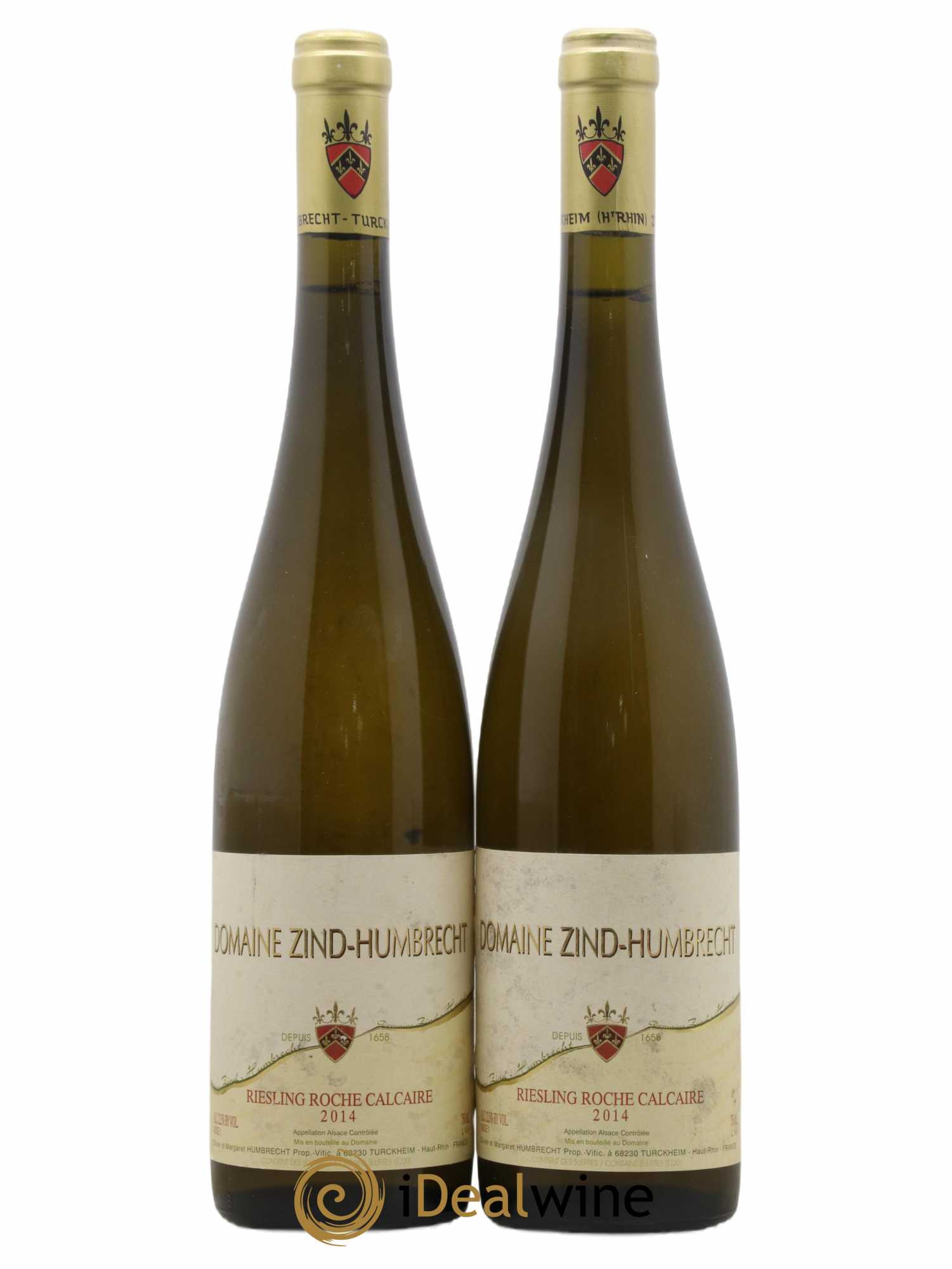 Alsace Riesling Roche Calcaire Zind-Humbrecht (Domaine) 2014 - Posten von 2 Flaschen - 0