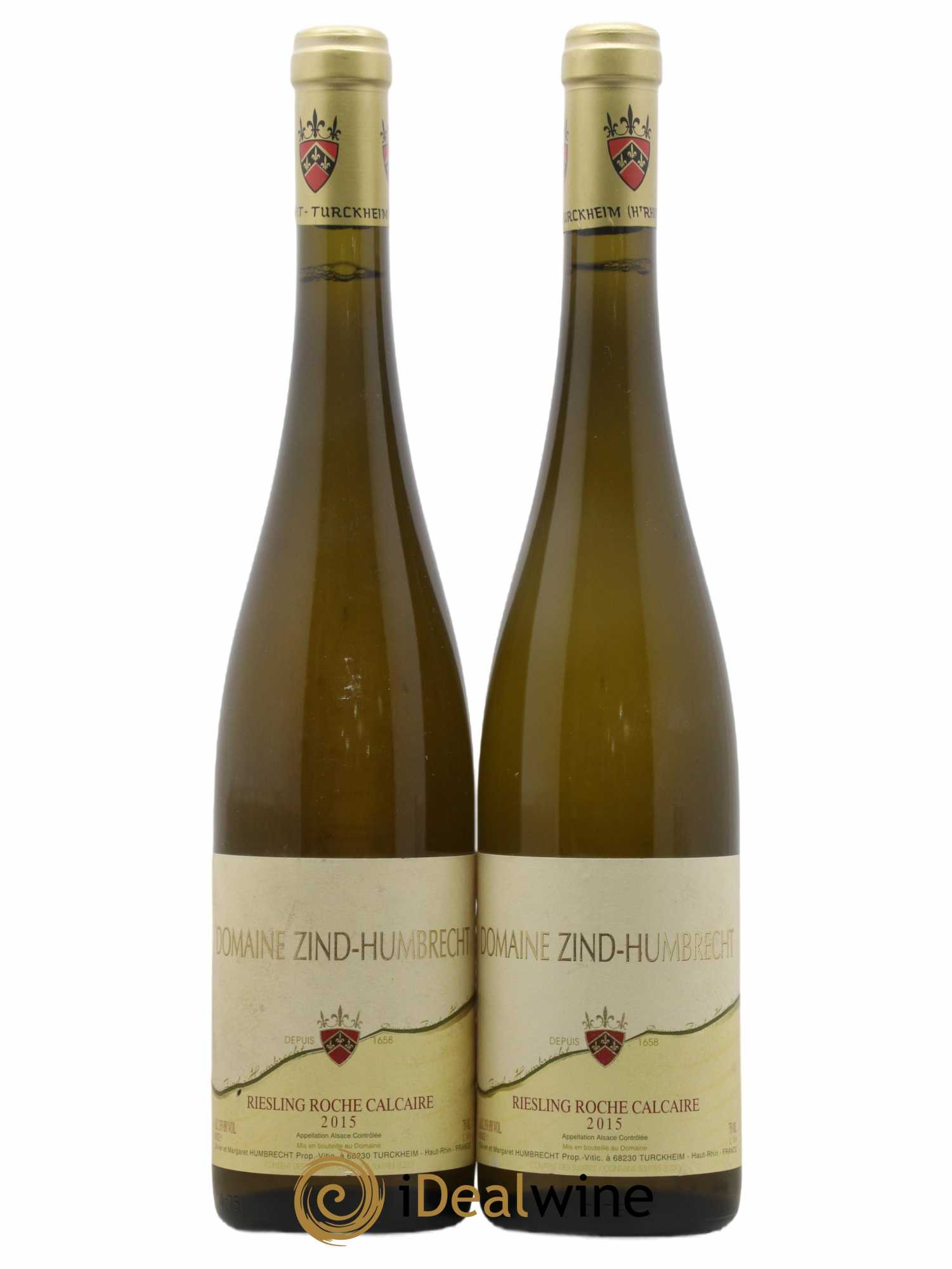 Alsace Riesling Roche Calcaire Zind-Humbrecht (Domaine) 2015 - Posten von 2 Flaschen - 0