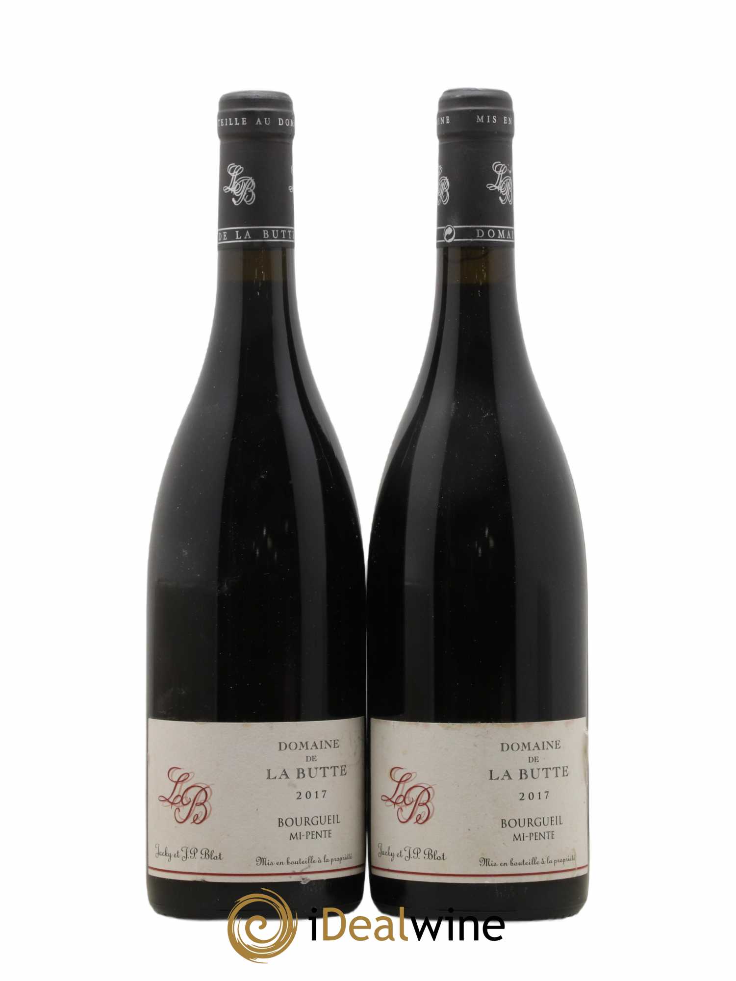 Bourgueil Mi-Pente Domaine de La Butte - Jacky Blot 2017 - Lot de 2 bouteilles - 0