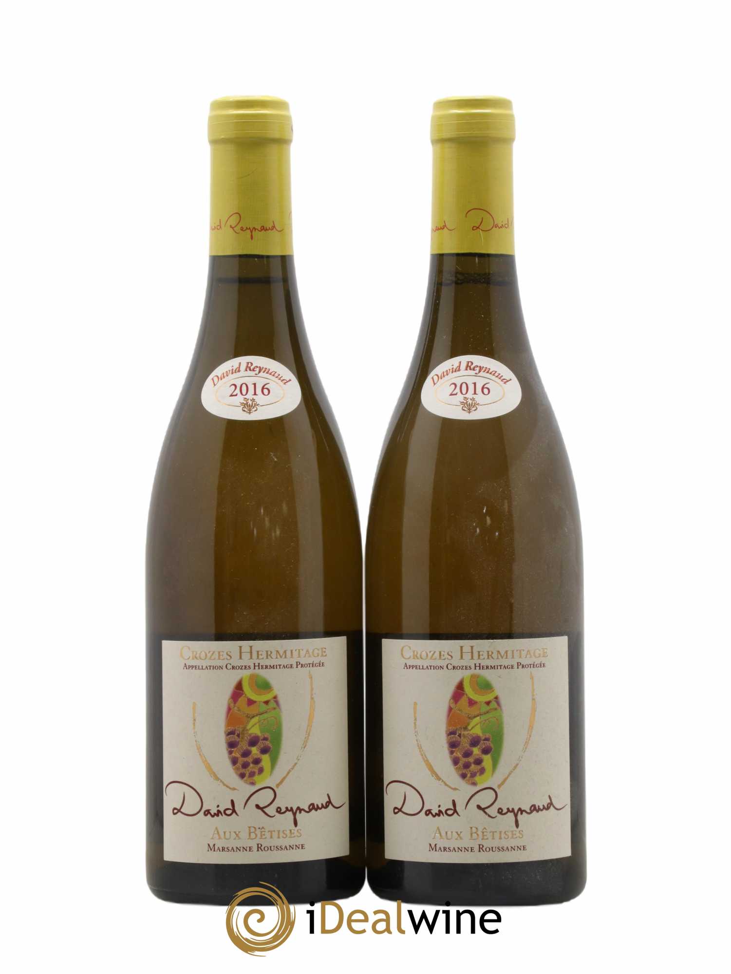 Crozes-Hermitage Aux Bêtises David Reynaud 2016 - Lot de 2 bouteilles - 0