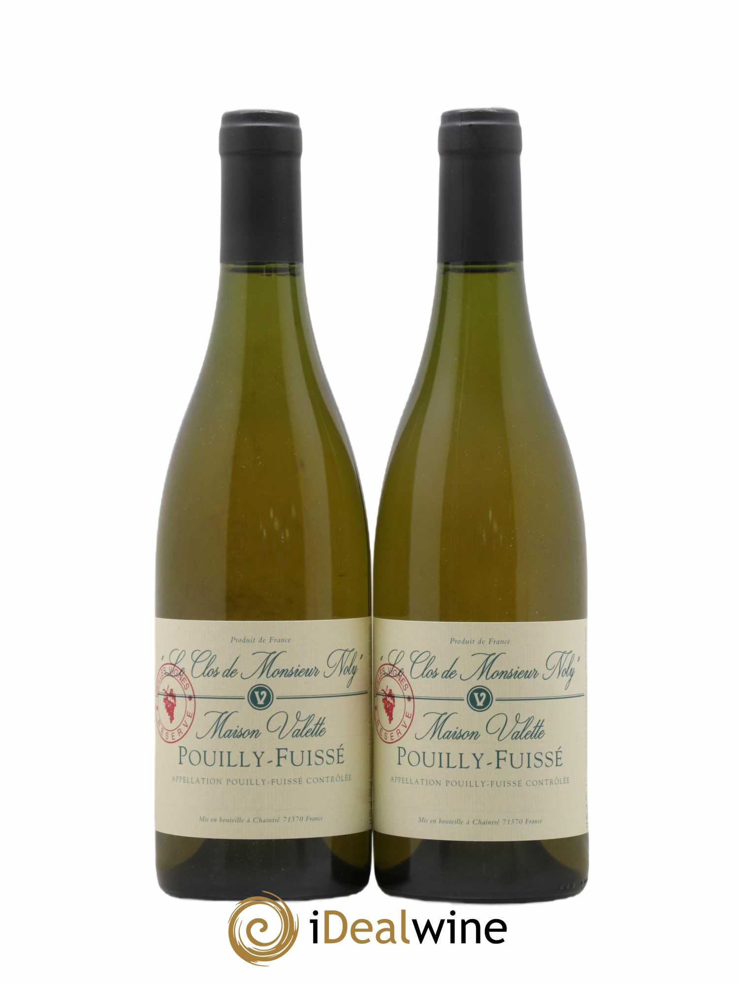 Pouilly-Fuissé Clos de Monsieur Noly Valette (Domaine) Vieilles Vignes Réserve - Lot de 2 bouteilles - 0