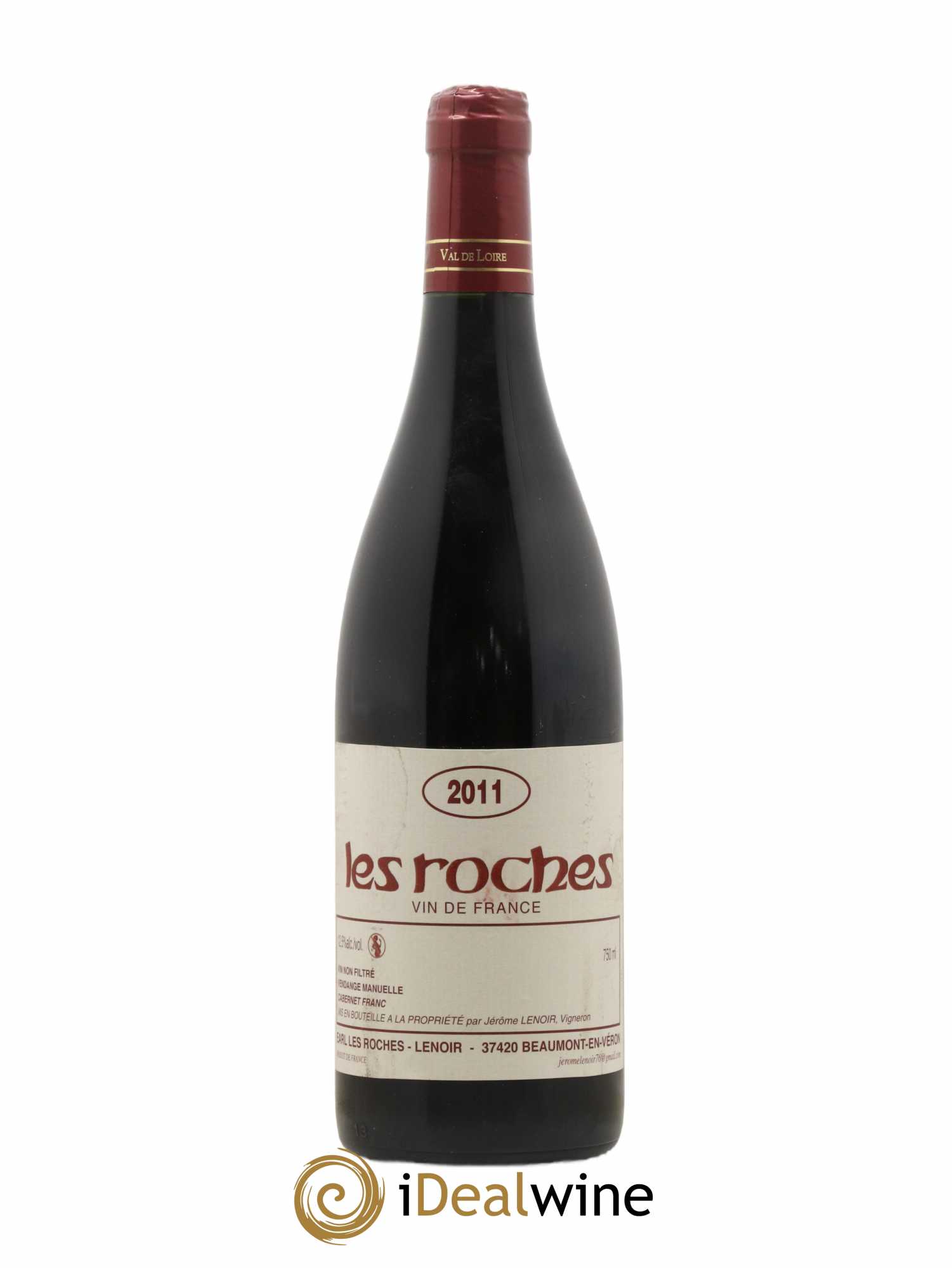Vin de France Les Roches Lenoir (Domaine) 2011 - Lot de 1 bouteille - 0