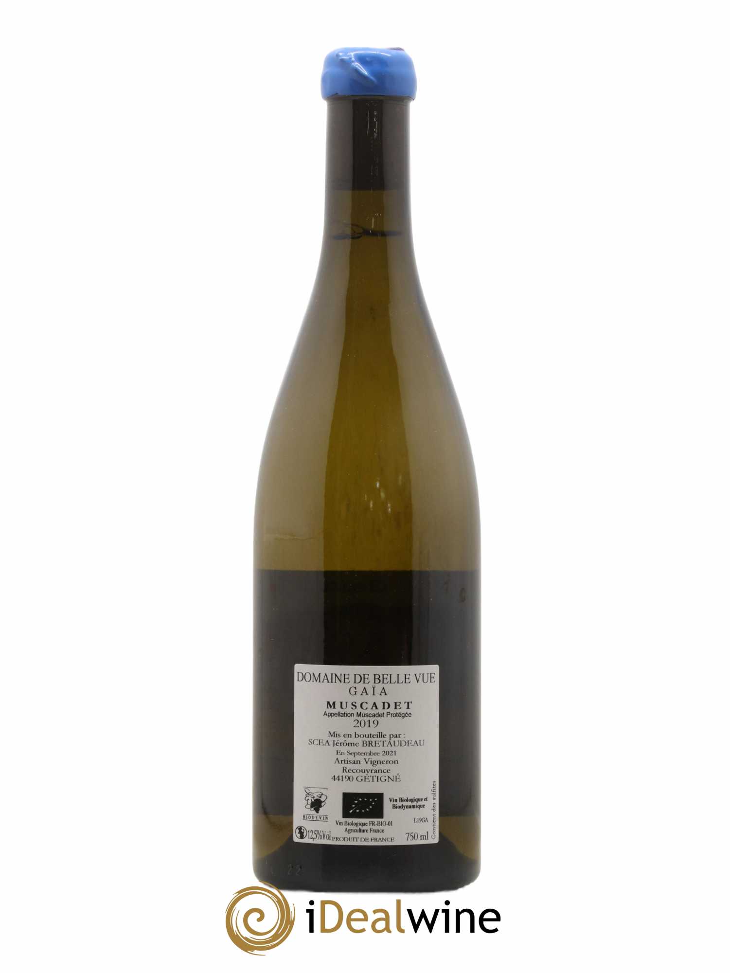 Muscadet-Sèvre-et-Maine Gaia Jérôme Bretaudeau - Domaine de Bellevue 2019 - Lot de 1 bouteille - 1