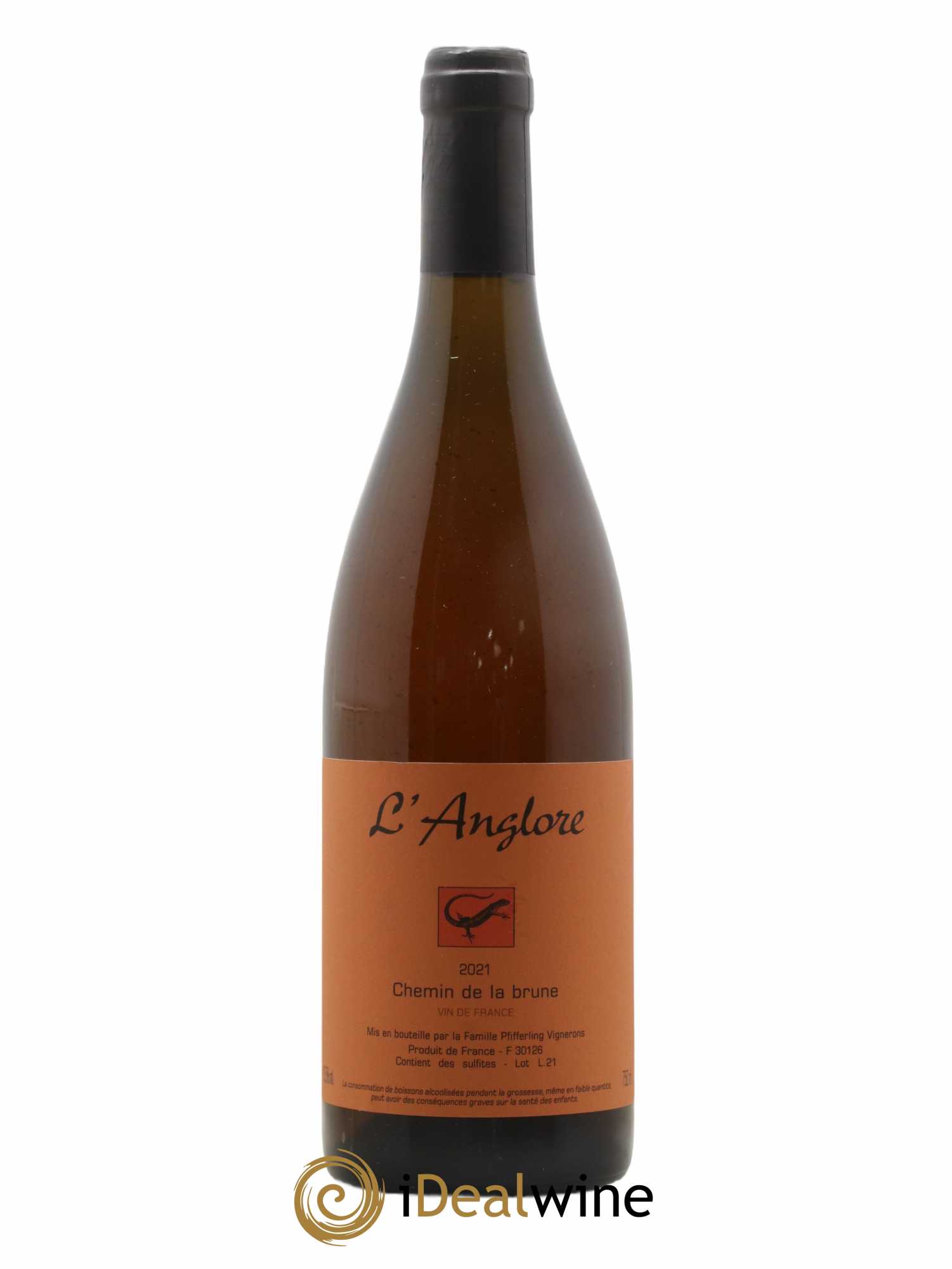 Vin de France Chemin de la brune L'Anglore 2021 - Lot de 1 bouteille - 0