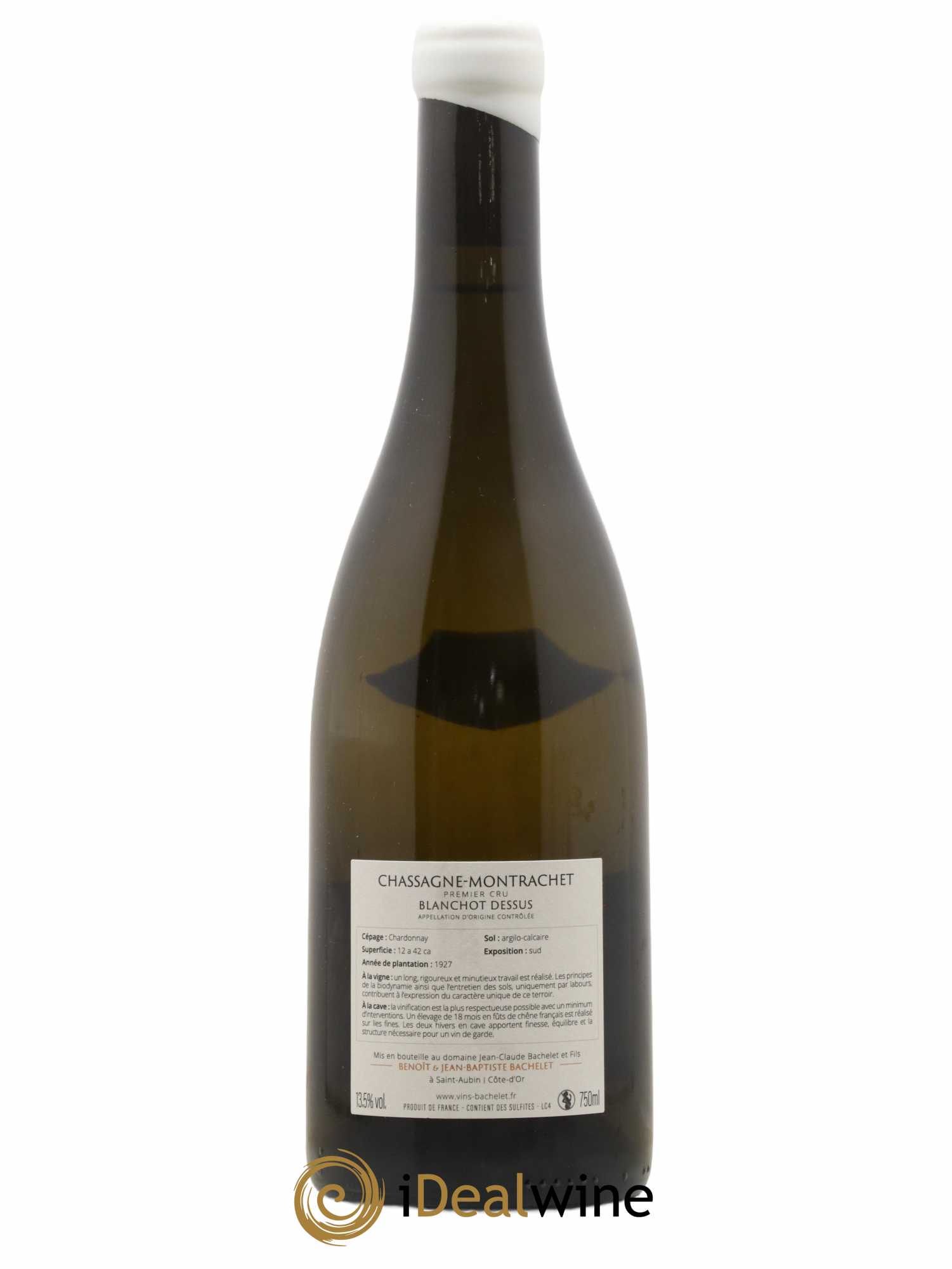 Chassagne-Montrachet 1er Cru Blanchot Dessus Jean-Claude Bachelet (Domaine) 2020 - Lot de 1 bouteille - 1