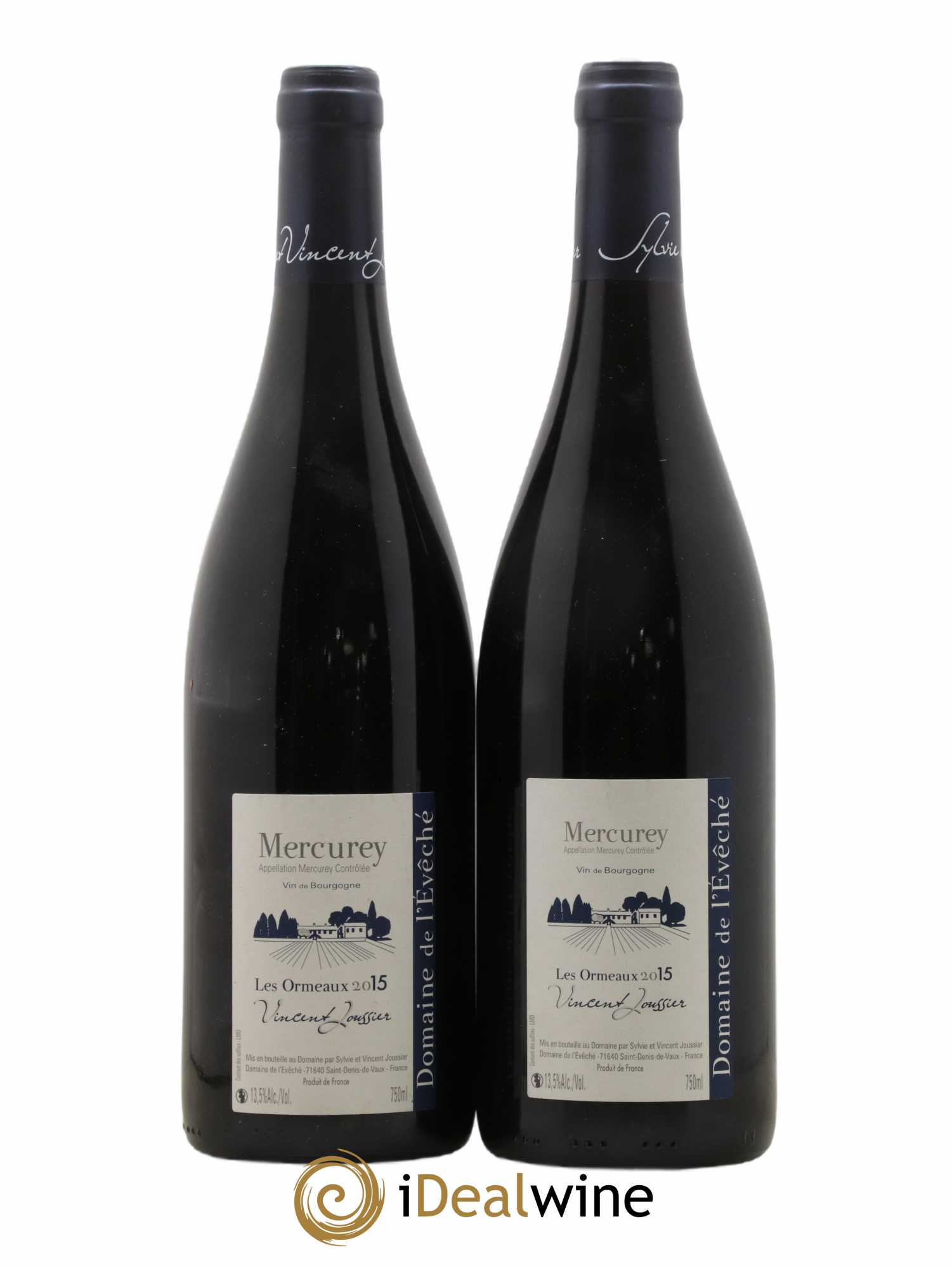 Mercurey 1er Cru Les Ormeaux Domaine de l'Evêché 2015 - Lot de 2 bouteilles - 0