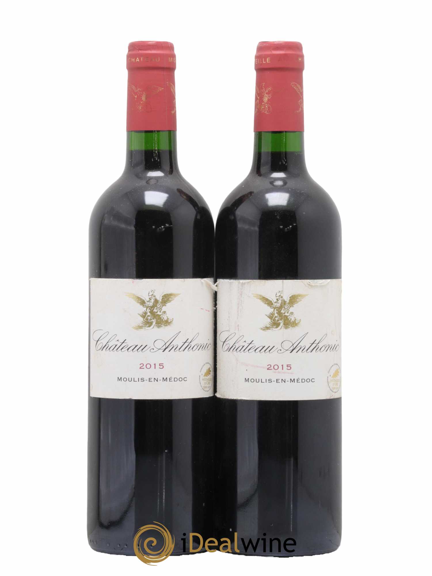 Château Anthonic Cru Bourgeois 2015 - Lot de 2 bouteilles - 0