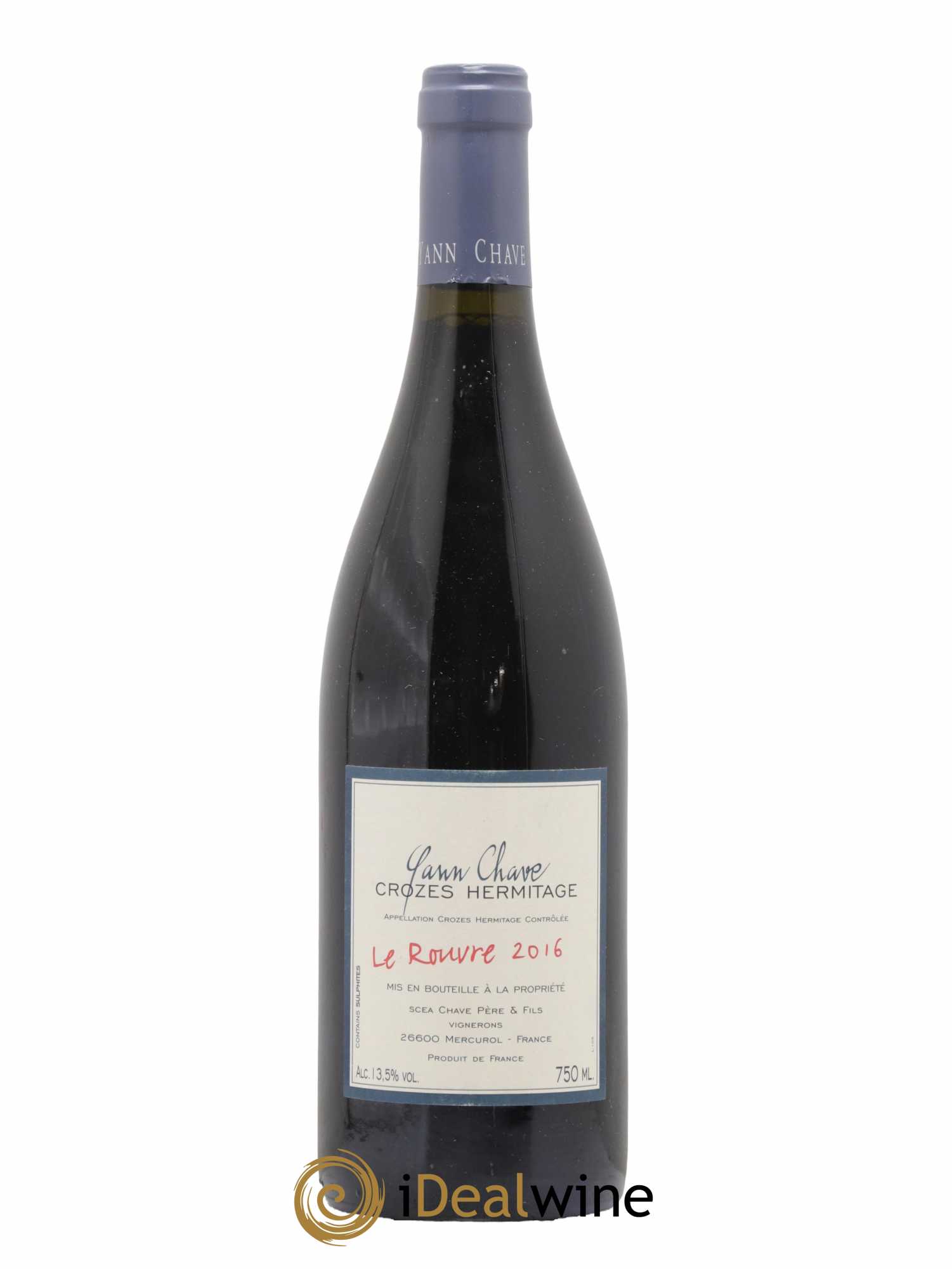 Crozes-Hermitage Le Rouvre Yann Chave 2016 - Lot de 1 bouteille - 0