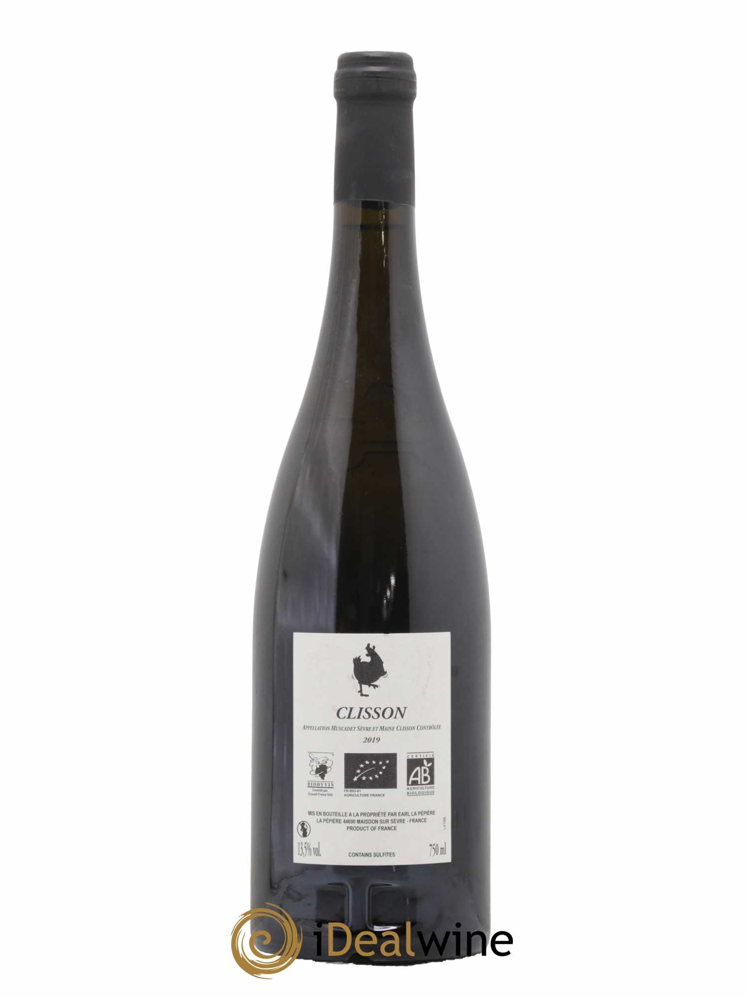 Muscadet-Sèvre-et-Maine Clisson Domaine de la Pépière 2019 - Lot de 1 bouteille - 1