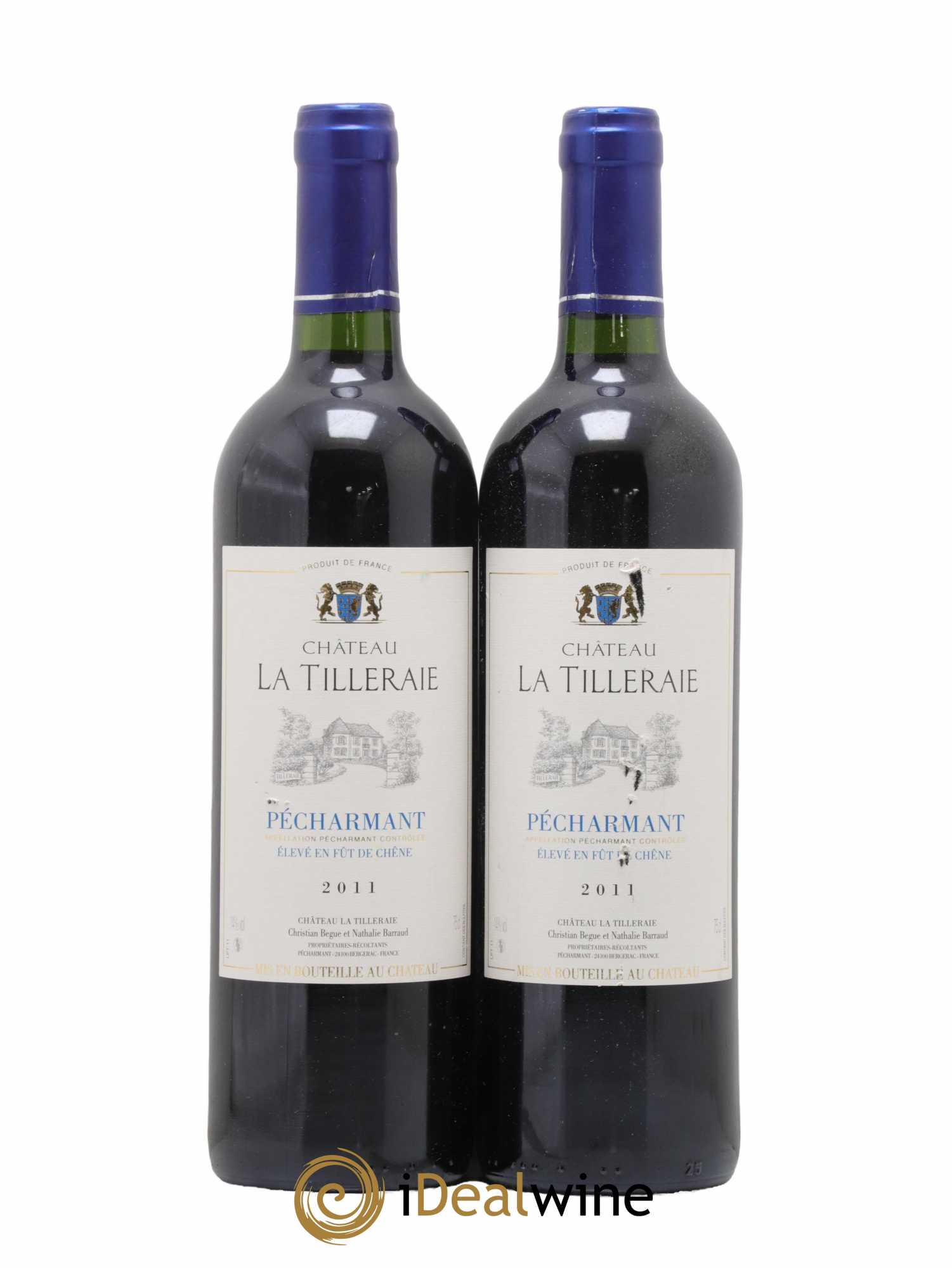 Pécharmant Cuvée Vintage Château la Tilleraie 2011 - Lot de 2 bouteilles - 0