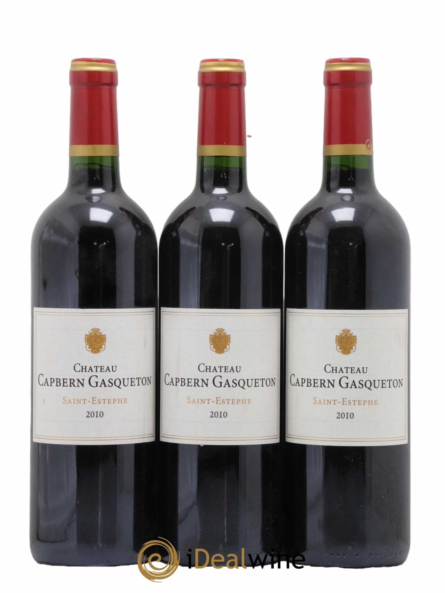 Château Capbern Gasqueton 2010 - Lot de 3 bouteilles - 0