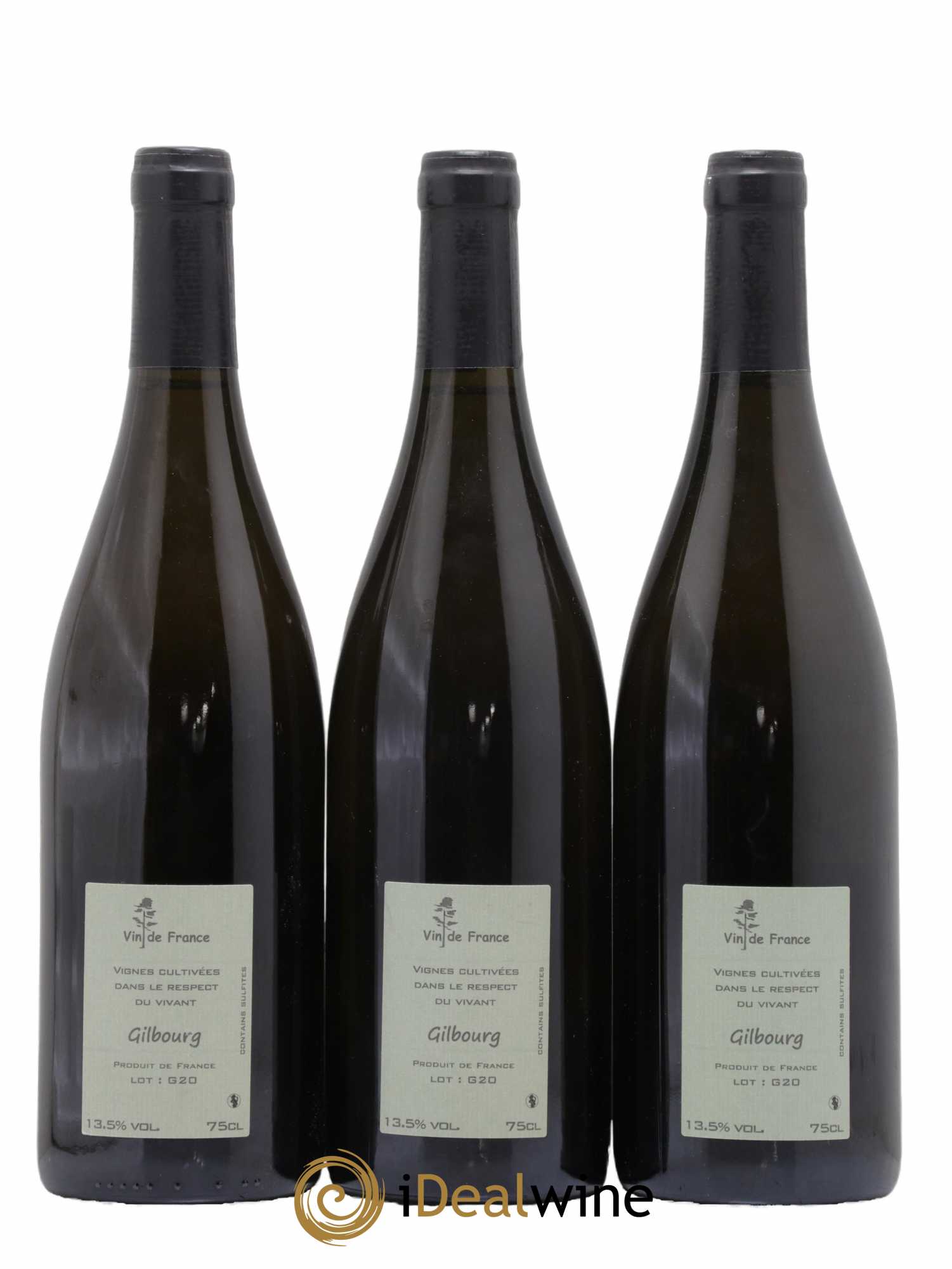 Vin de France Gilbourg Benoit Courault 2020 - Lot de 3 bouteilles - 1