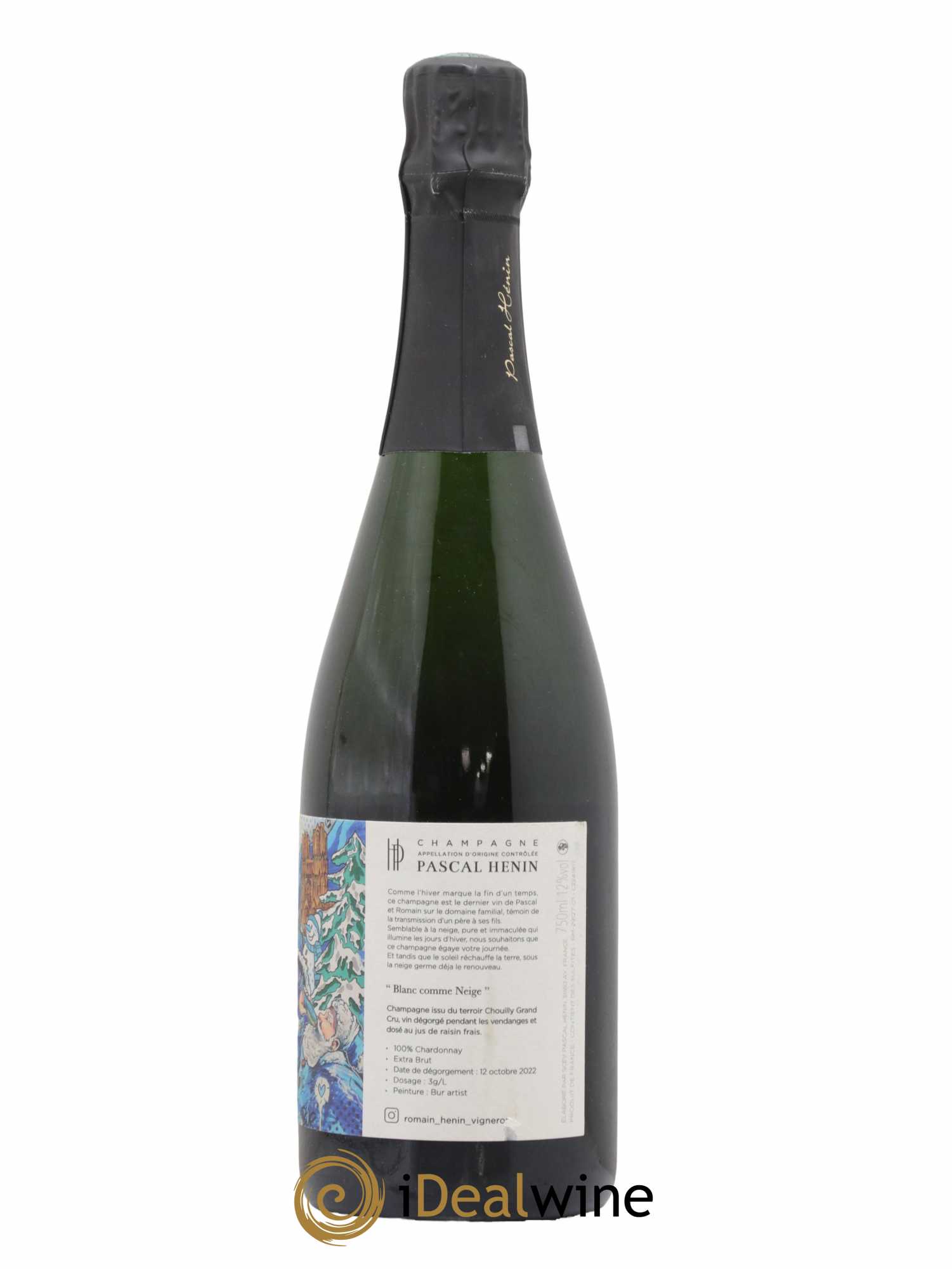 Blanc Comme Neige Pascal Henin - Romain Henin - Lot de 1 bouteille - 1