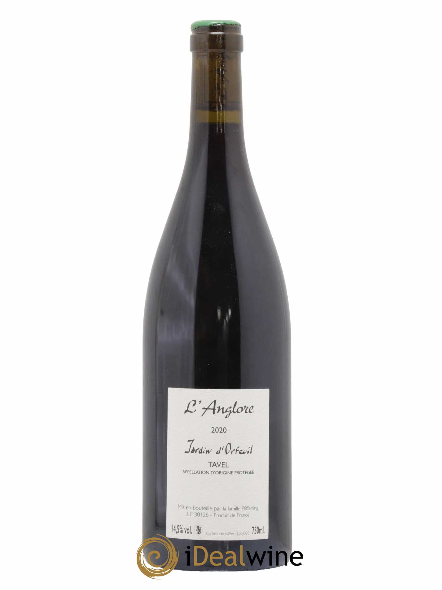 Tavel Jardin D'Orfeuil L'Anglore 2020 - Lot de 1 bouteille - 1