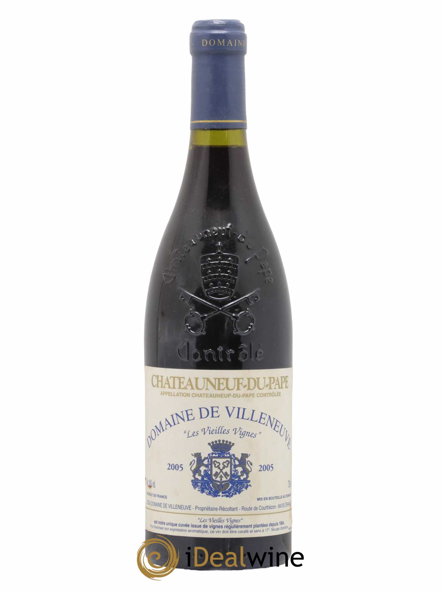 Châteauneuf-du-Pape Vieilles Vignes Domaine de Villeneuve 2005 - Lot de 1 bouteille - 0