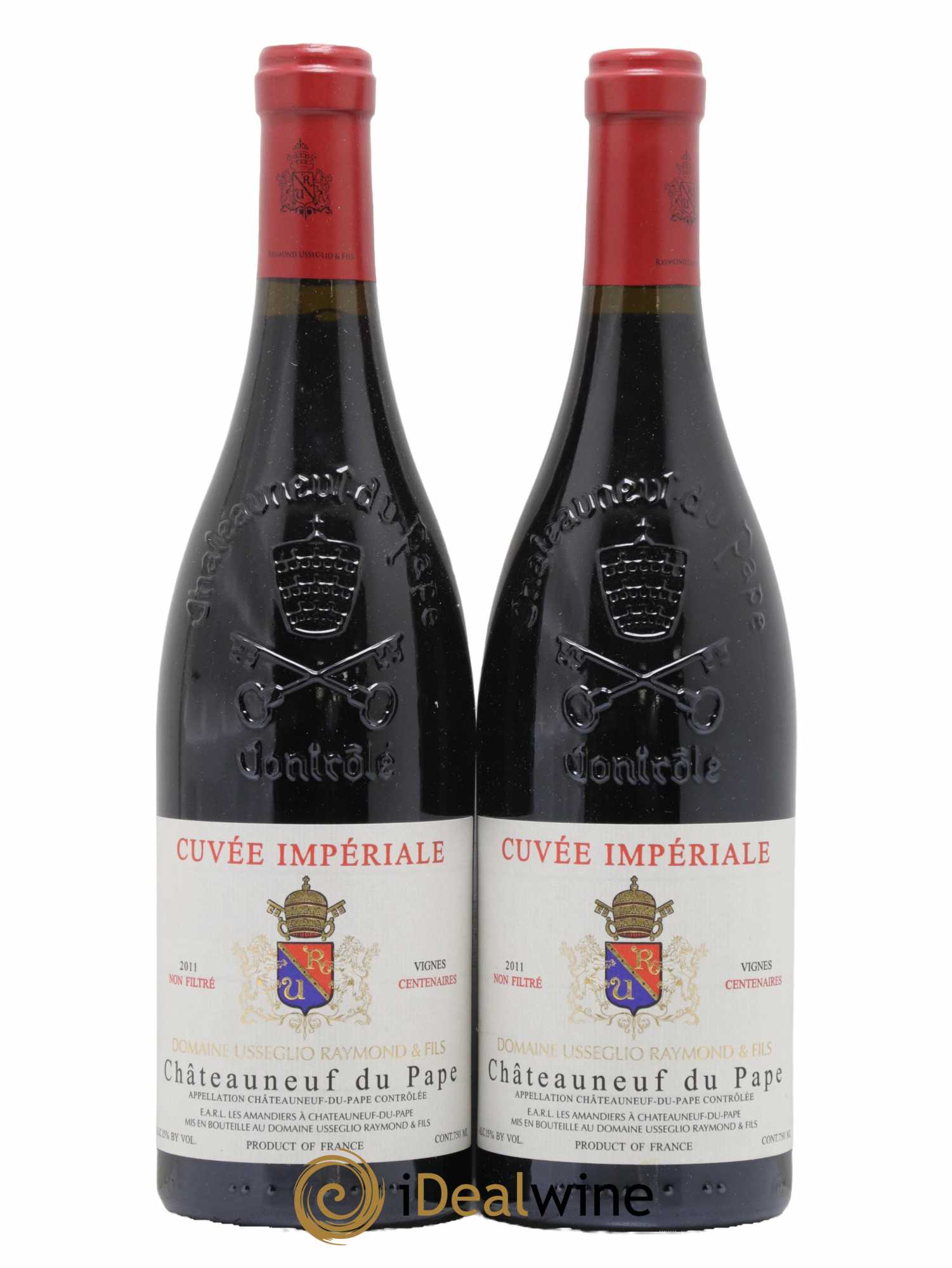 Châteauneuf-du-Pape Cuvée Impériale Raymond Usseglio & Fils (Domaine) 2011 - Lot de 2 bouteilles - 0