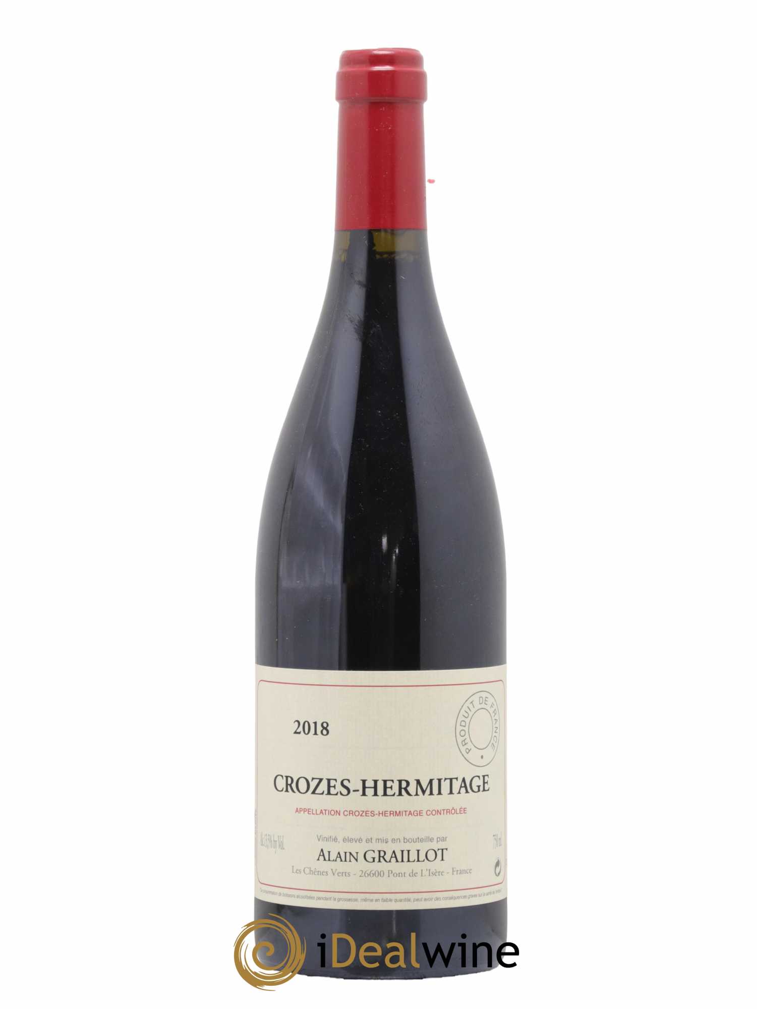 Crozes-Hermitage Domaine Graillot 2018 - Lot de 1 bouteille - 0