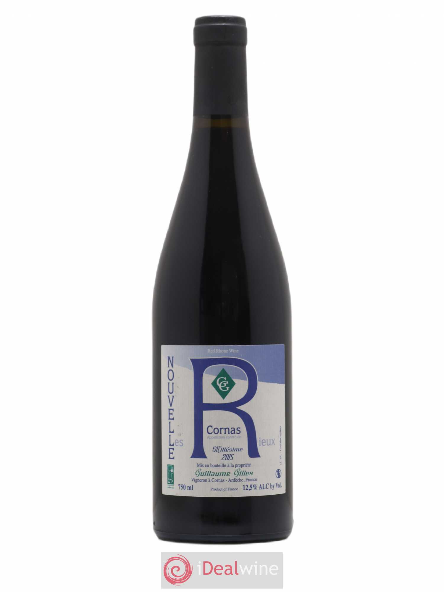 Cornas Nouvel'R Les Rieux Guillaume Gilles 2015 - Posten von 1 Flasche - 0