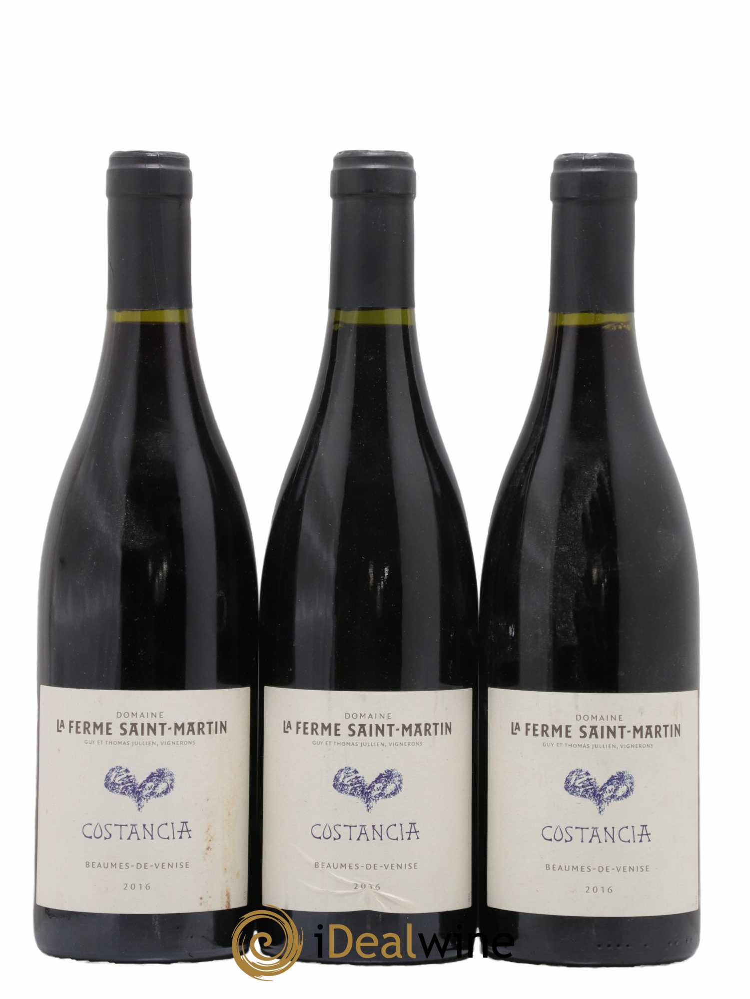 Beaumes-de-Venise Costancia La Ferme Saint-Martin (Domaine) 2016 - Lot de 3 bouteilles - 0