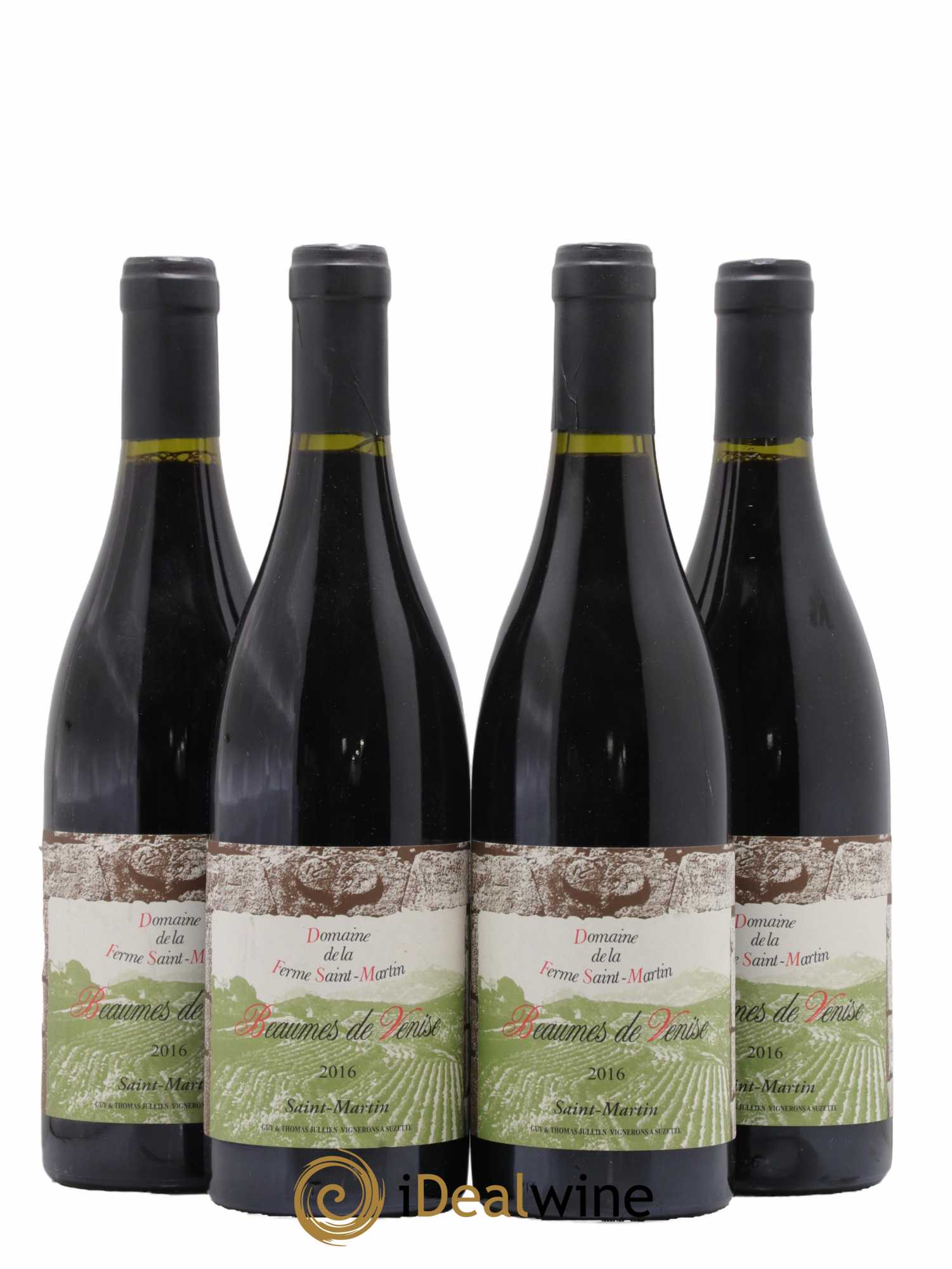 Beaumes-de-Venise Saint-Martin La Ferme Saint-Martin (Domaine) 2016 - Lot de 4 bouteilles - 0
