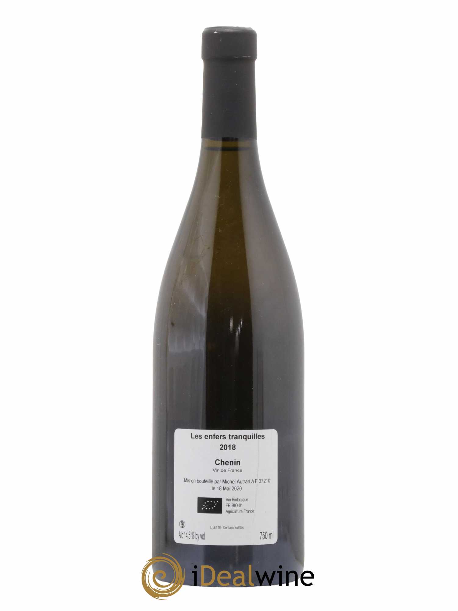 Vin de France Les Enfers Tranquilles Michel Autran 2018 - Lot de 1 bouteille - 1
