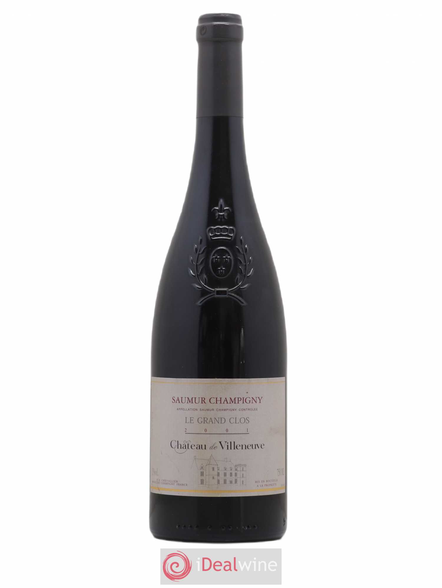 Saumur-Champigny Le Grand Clos Château de Villeneuve 2001 - Lot de 1 bouteille - 0