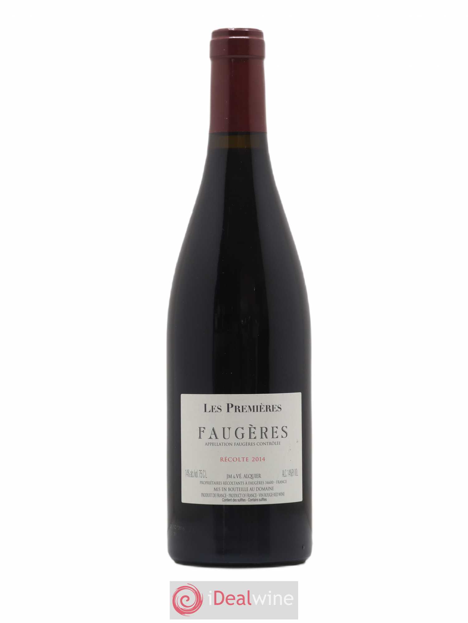 Faugères Domaine Jean-Michel Alquier Les Premières 2014 - Lot de 1 bouteille - 0