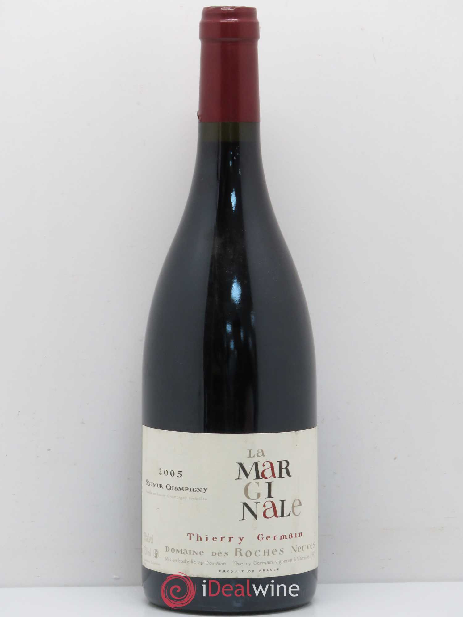 Saumur-Champigny La Marginale Domaine des Roches Neuves - Thierry Germain 2005 - Lot de 1 bouteille - 0