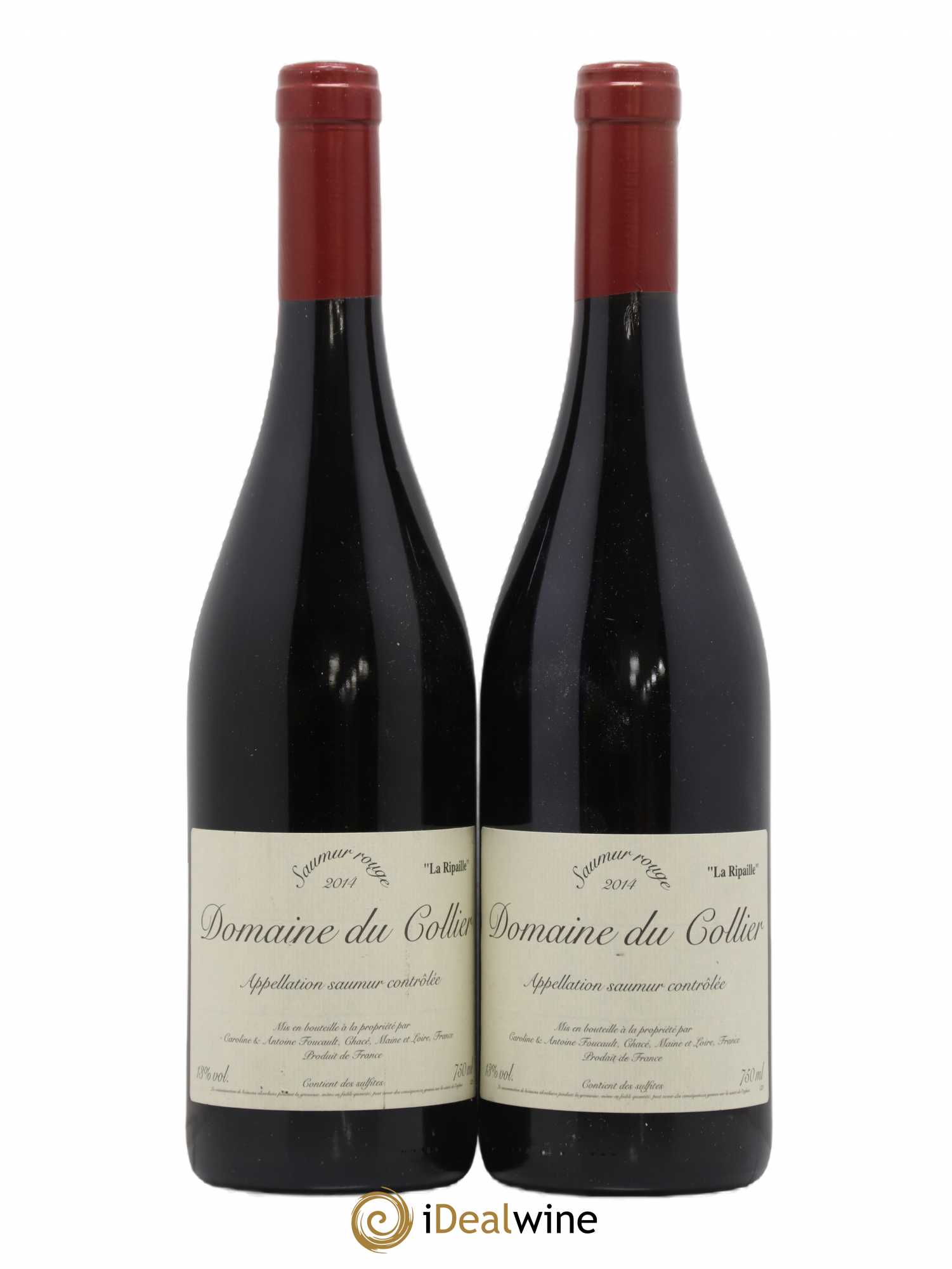 Saumur La Ripaille Domaine du Collier 2014 - Lot de 2 bouteilles - 0