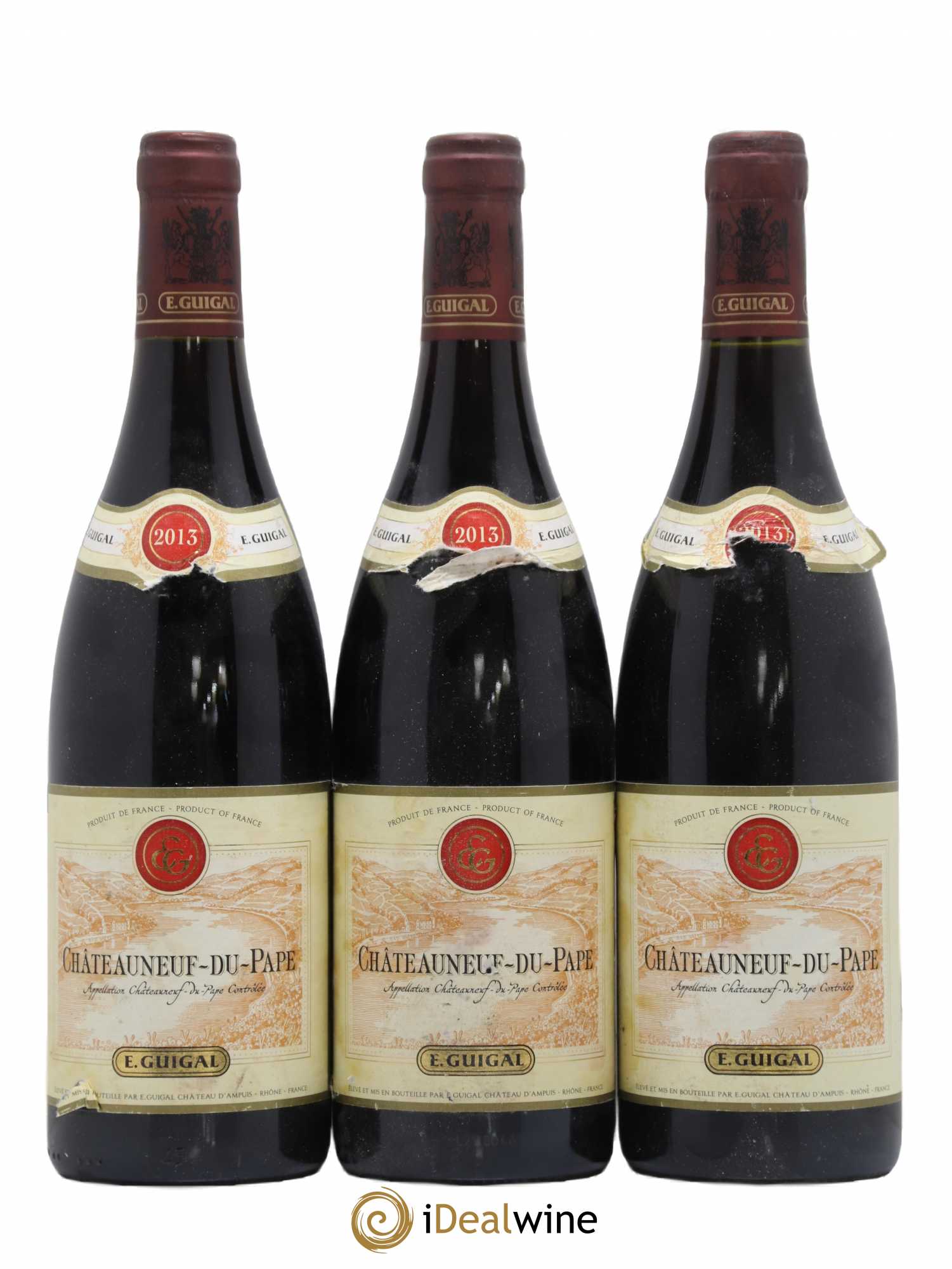 Châteauneuf-du-Pape Guigal 2013 - Lot de 3 bouteilles - 0
